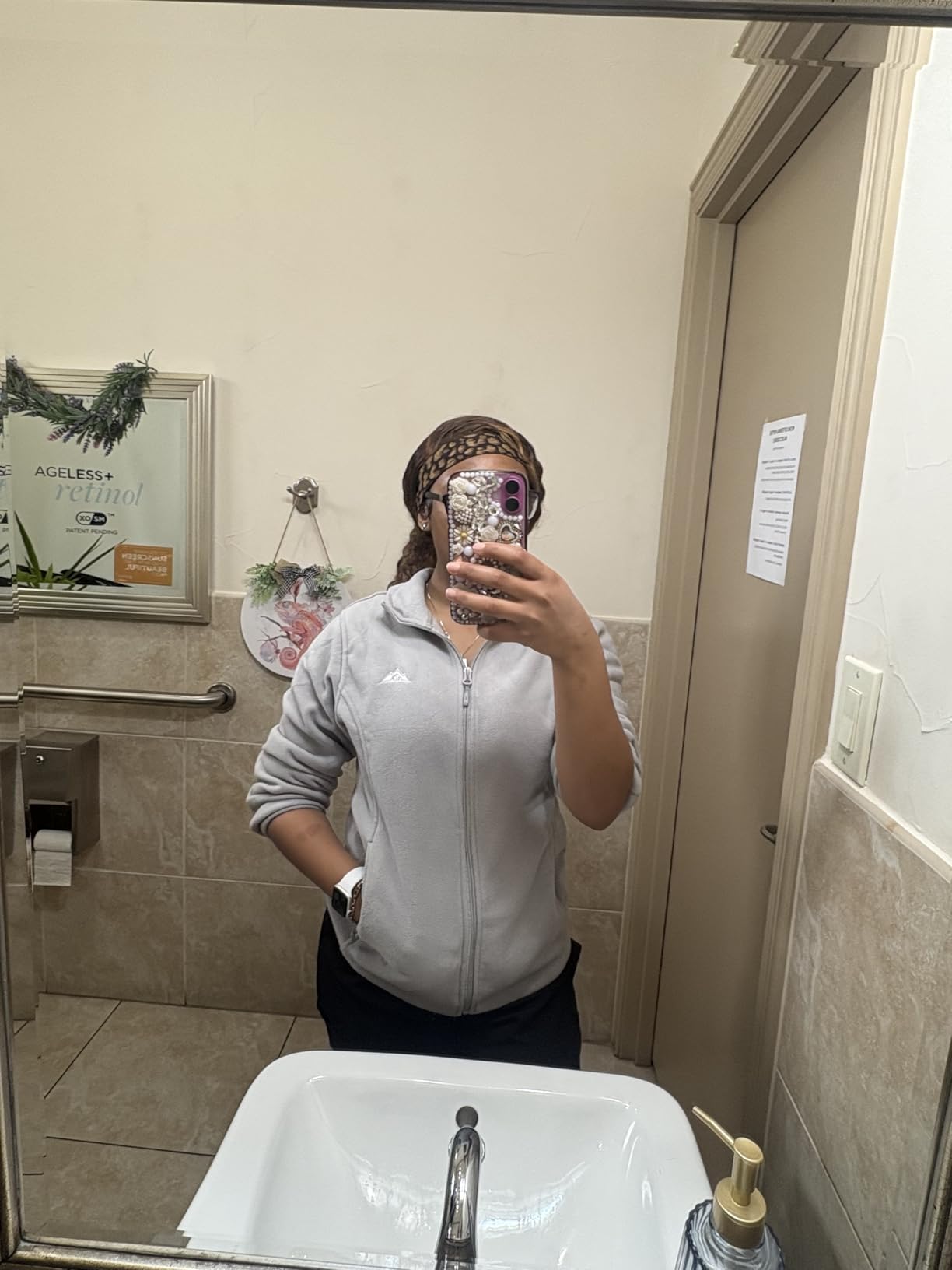 Women's Full Zip Soft Polar Fleece Jacket Outdoor Recreation Coat customer photo 1