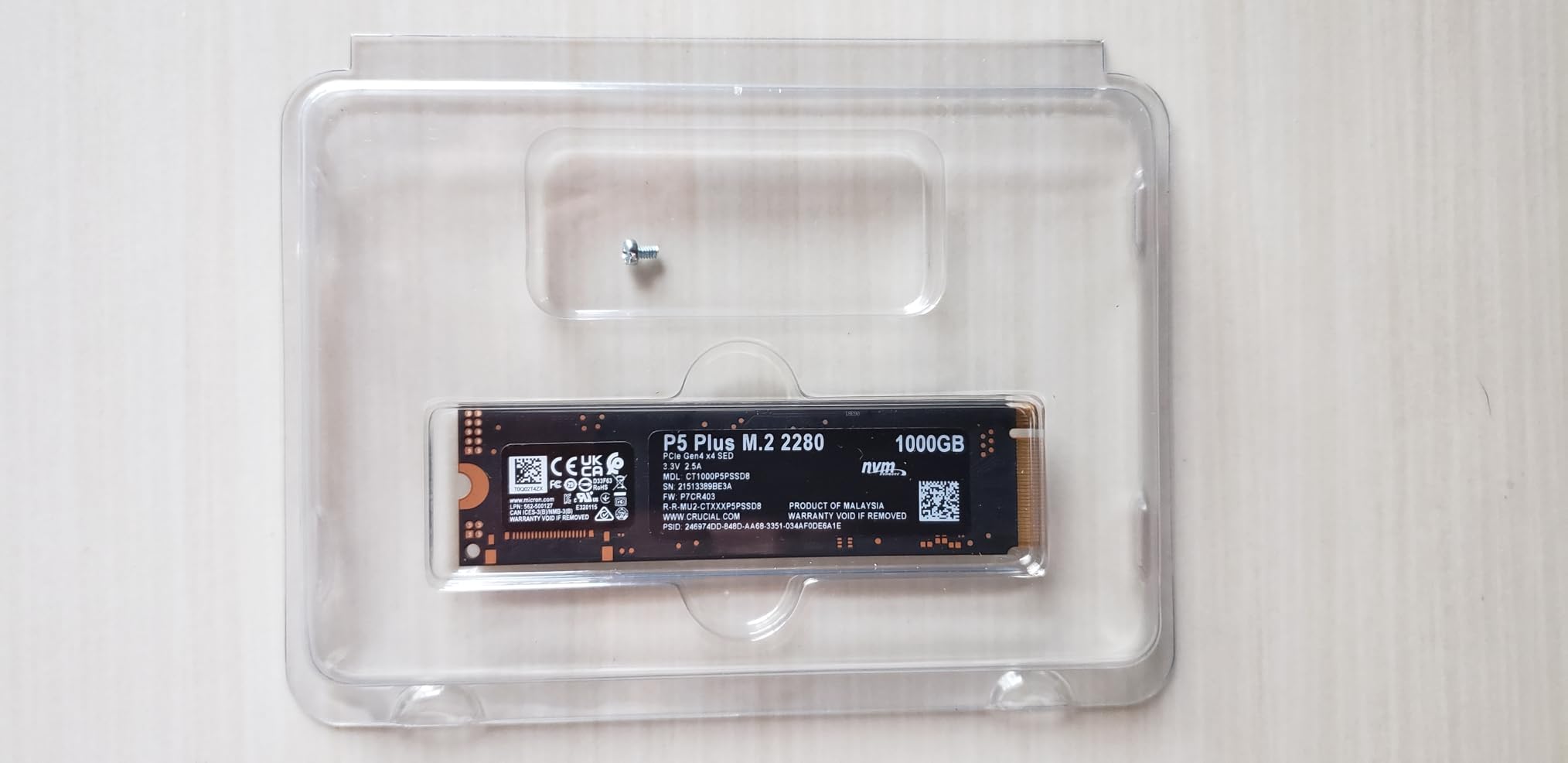 Crucial P5 Plus CT2000P5PSSD8 2 TB Solid State Drive - M.2 2280 Internal - PCI Express NVMe (PCI Express NVMe 4.0 x4) customer photo 2