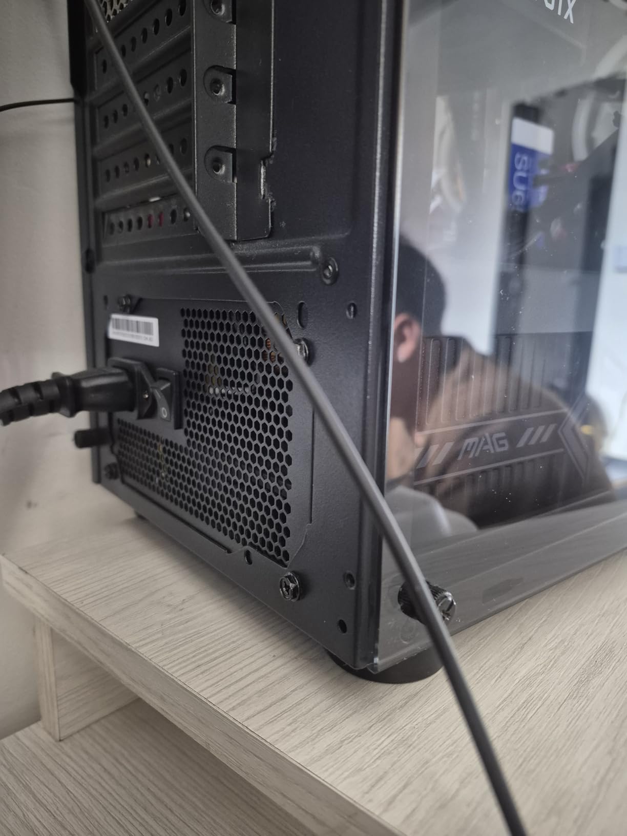 MSI MAG A650BN, Non-Modular Compact 650W Power Supply, 80+ Bronze, Low-Noise Fan, Active PFC Design, 5 Year Warranty customer photo 1