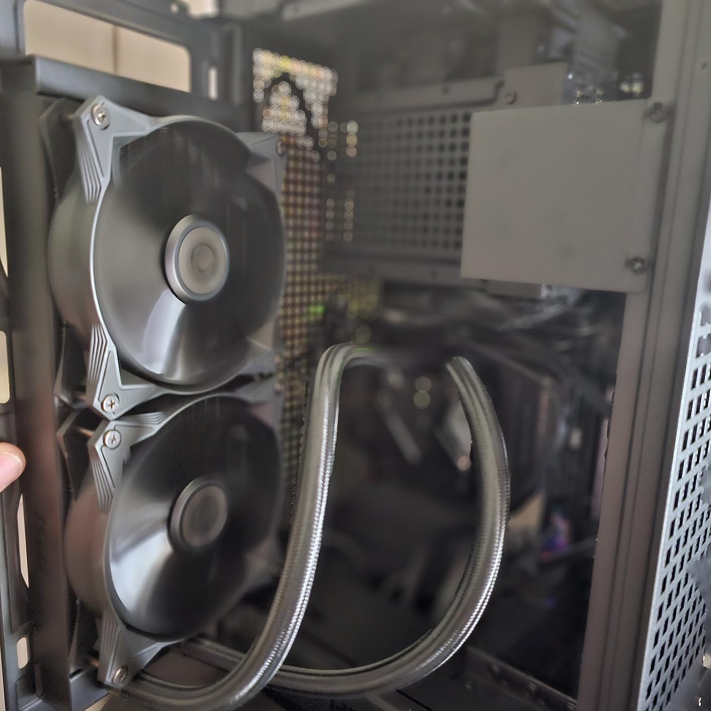 HYTE Revolt 3 Small Form Factor Premium ITX Computer Gaming Case Only, Metal, Black customer photo 2