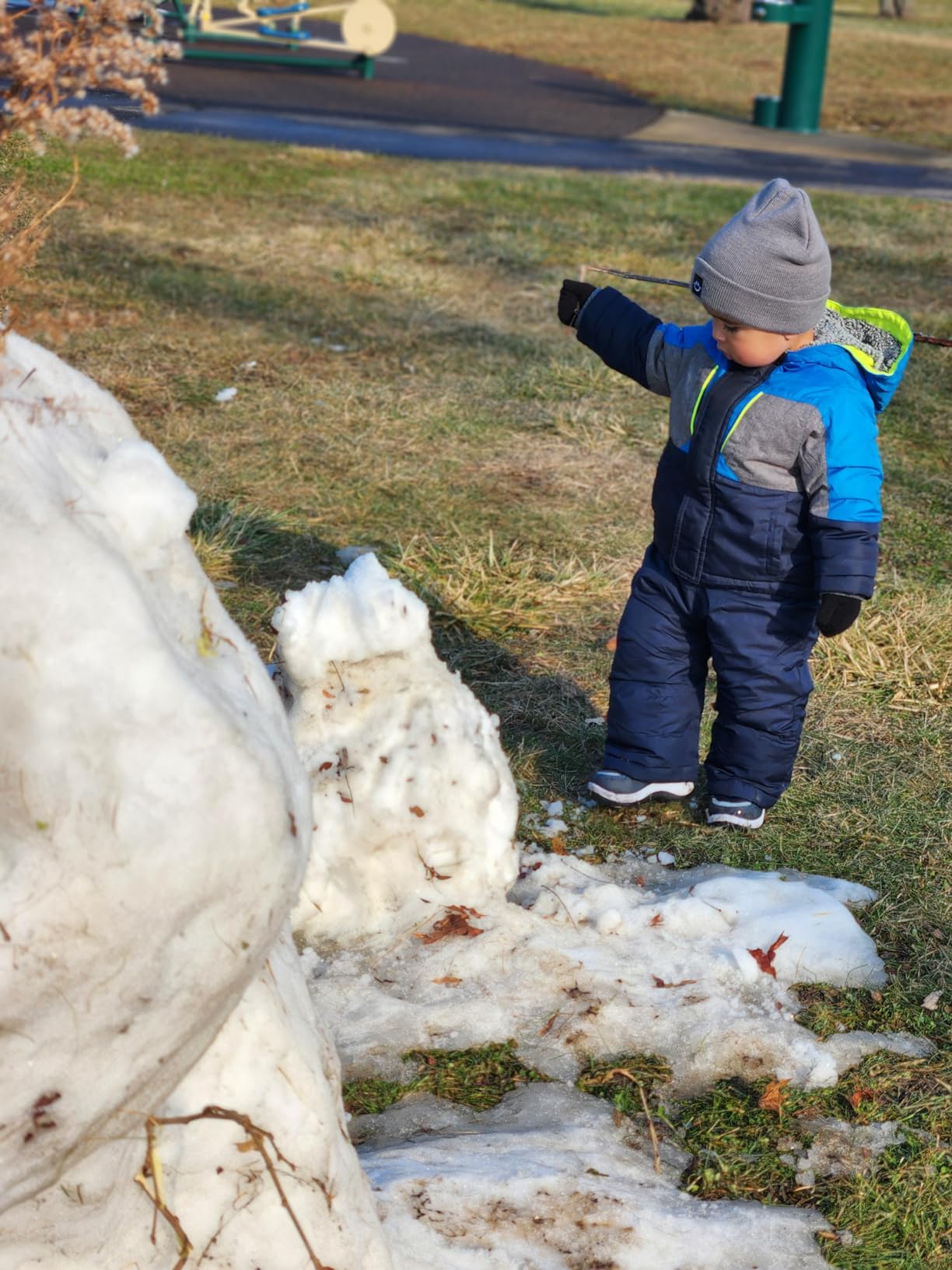 Boys' Bib Snow Pants and Ski Jacket Water-Resistant Snowsuit For Kids Winter Hooded Jacket customer photo 1