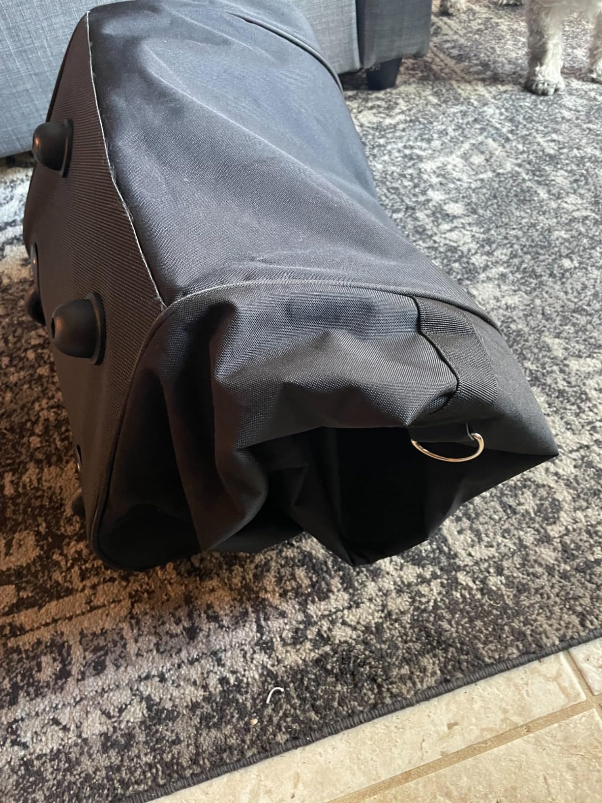 DAREKUKU Golf Travel Bags with Wheels for Airlines, 900D Heavy Duty Oxford Wear-Resistant, Soft-Sided Foldable Golf Club Traveling Case customer photo 2
