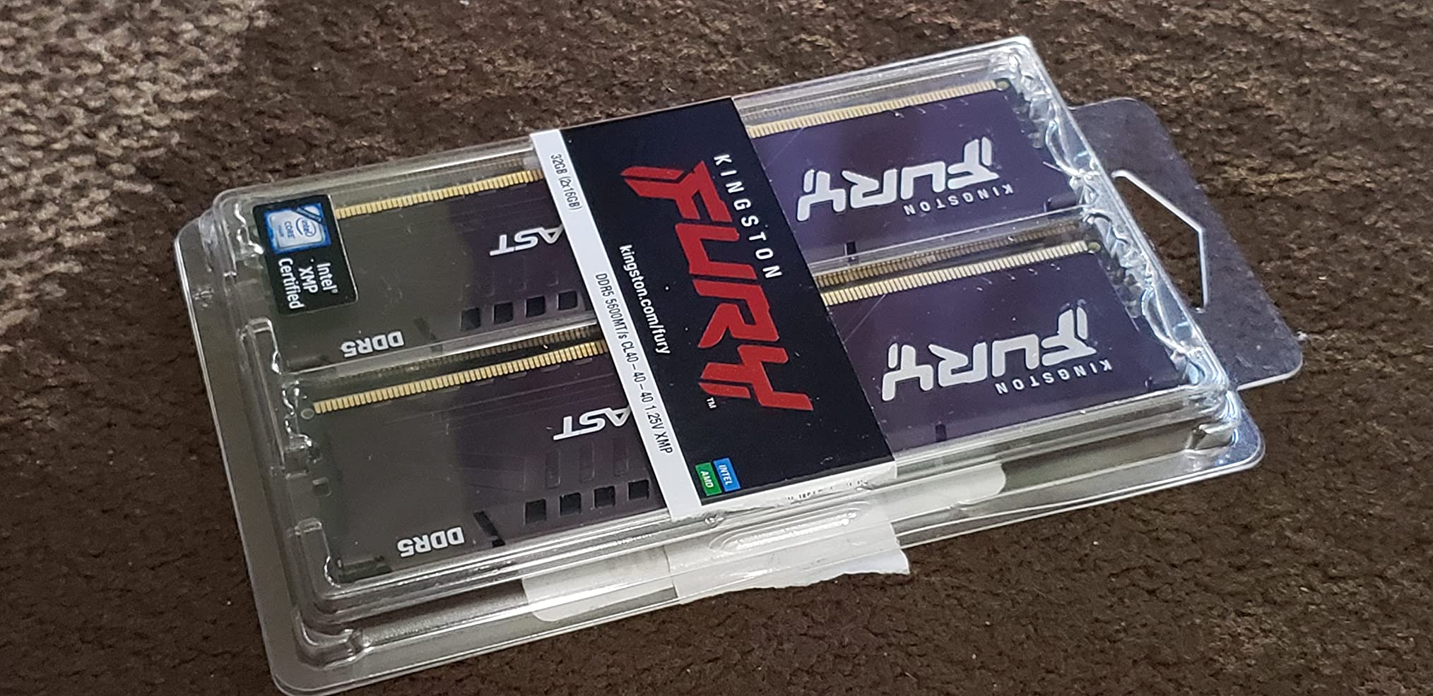 Kingston FURY Beast 32GB (2x16GB) 5600MT/s DDR5 CL40 Desktop Memory | Intel XMP 3.0 | Kit of 2 | KF556C40BBK2-32 customer photo 2