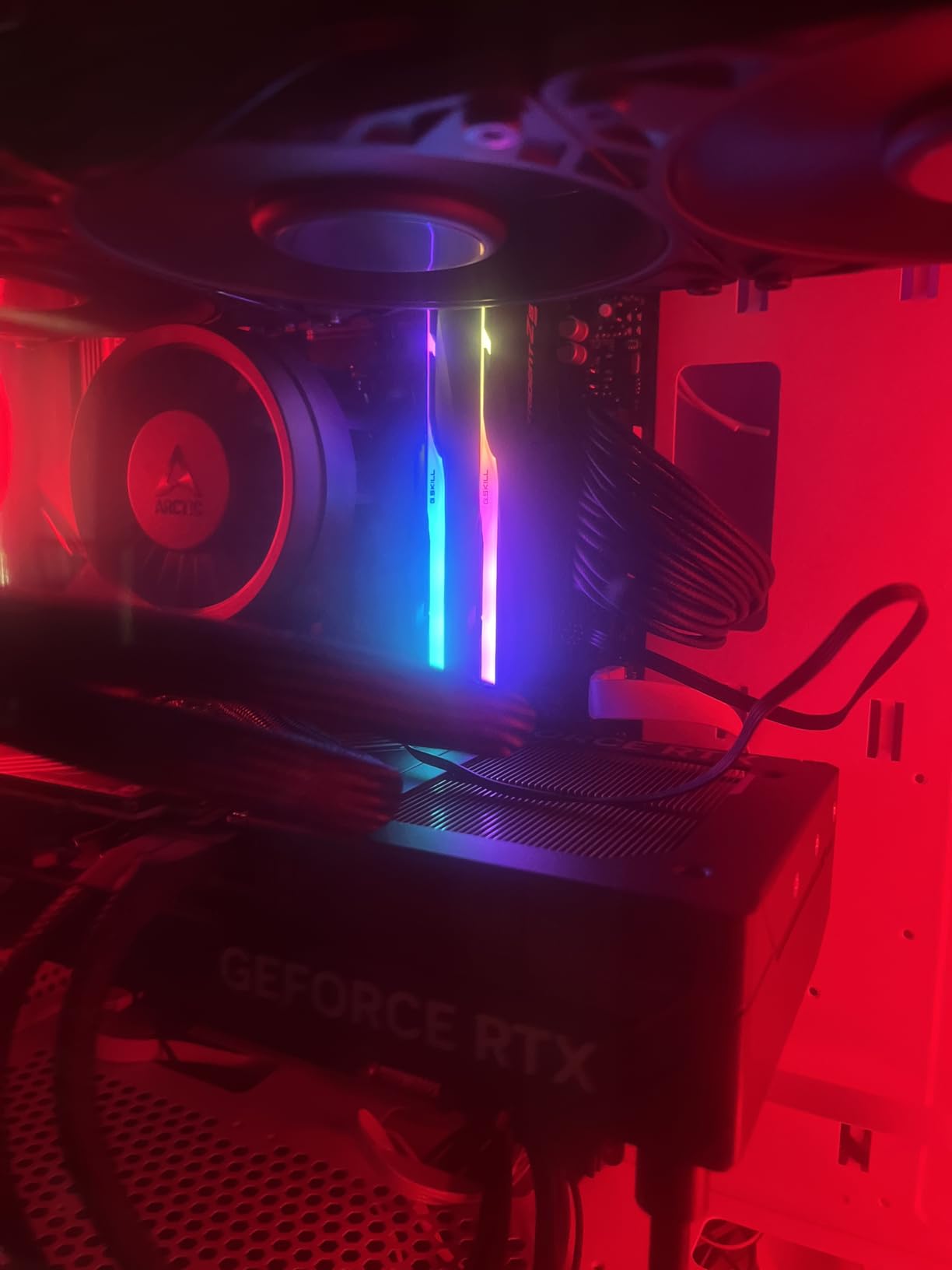 G.Skill Trident Z5 RGB Series DDR5 RAM (Intel XMP 3.0 & AMD Expo) 32GB (2x16GB) 6000MT/s CL36-36-36-96 1.35V Desktop Computer Memory U-DIMM - Matte Black (F5-6000J3636F16GA2-TZ5RK) customer photo 1
