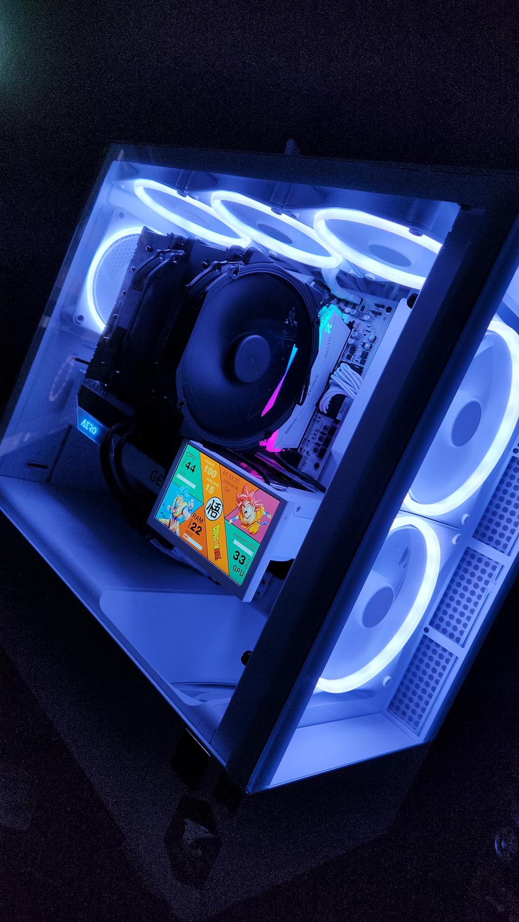 TeamGroup T-Force Delta RGB DDR5 RAM 32GB (2x16GB) 6000MHz PC5-48000 CL30 Intel XMP 3.0 & AMD Expo Compatible Desktop Memory Module White FF4D532G6000HC30DC01 customer photo 1