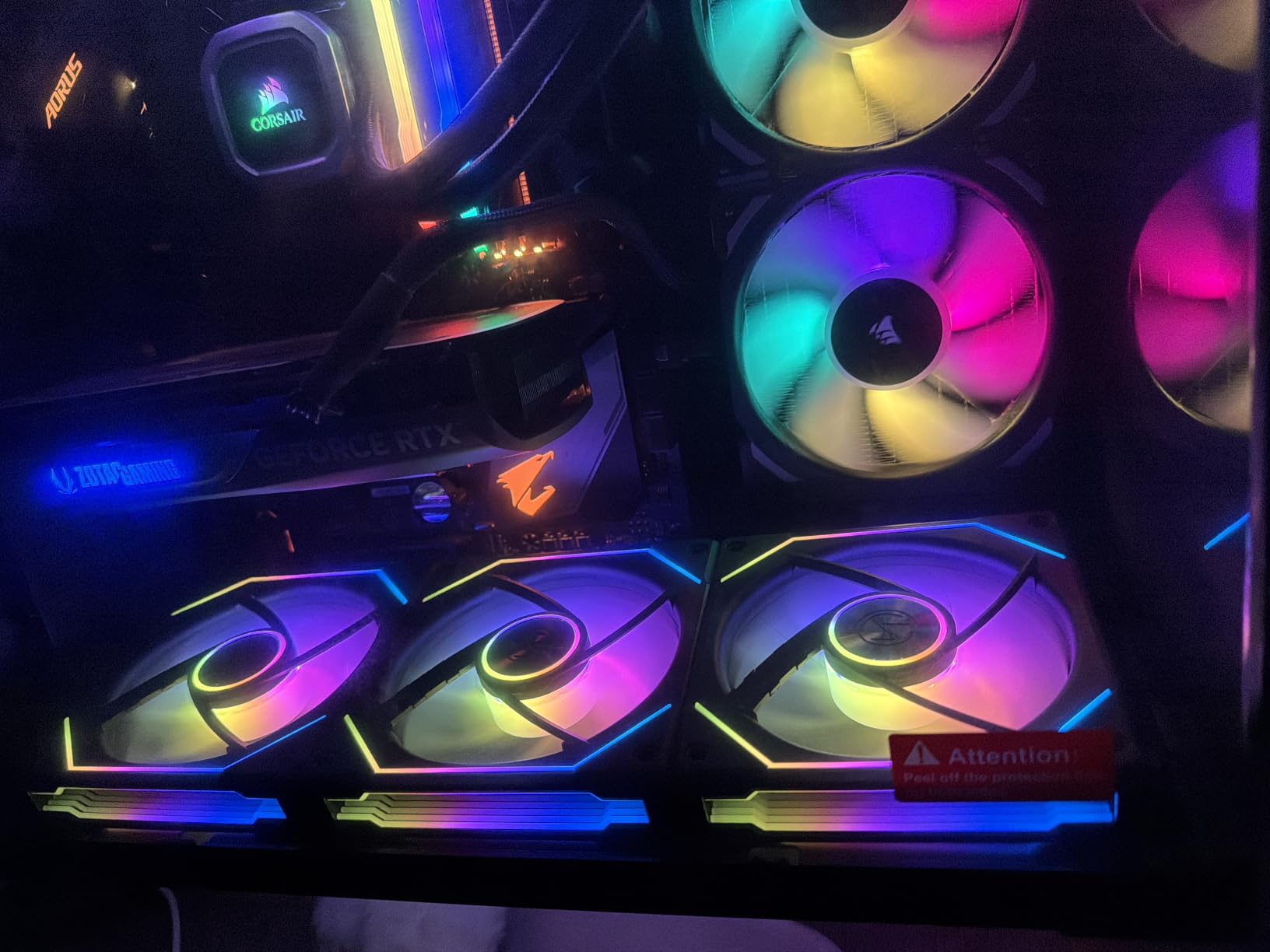 Lian Li UNI Fan SL-Infinity 120 RGB 3-Pack with Controller - Black customer photo 2
