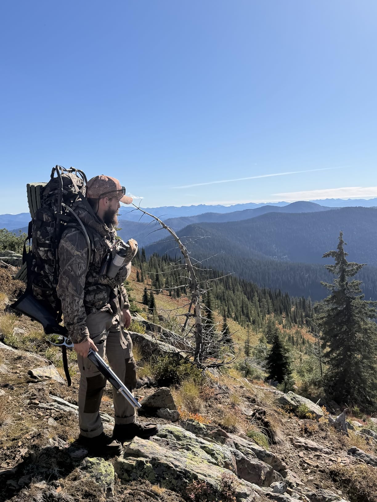 TIDEWE Hunting Backpack 5500cu with Frame and Rain Cover for Bow/Rifle/Pistol, 90L customer photo 1