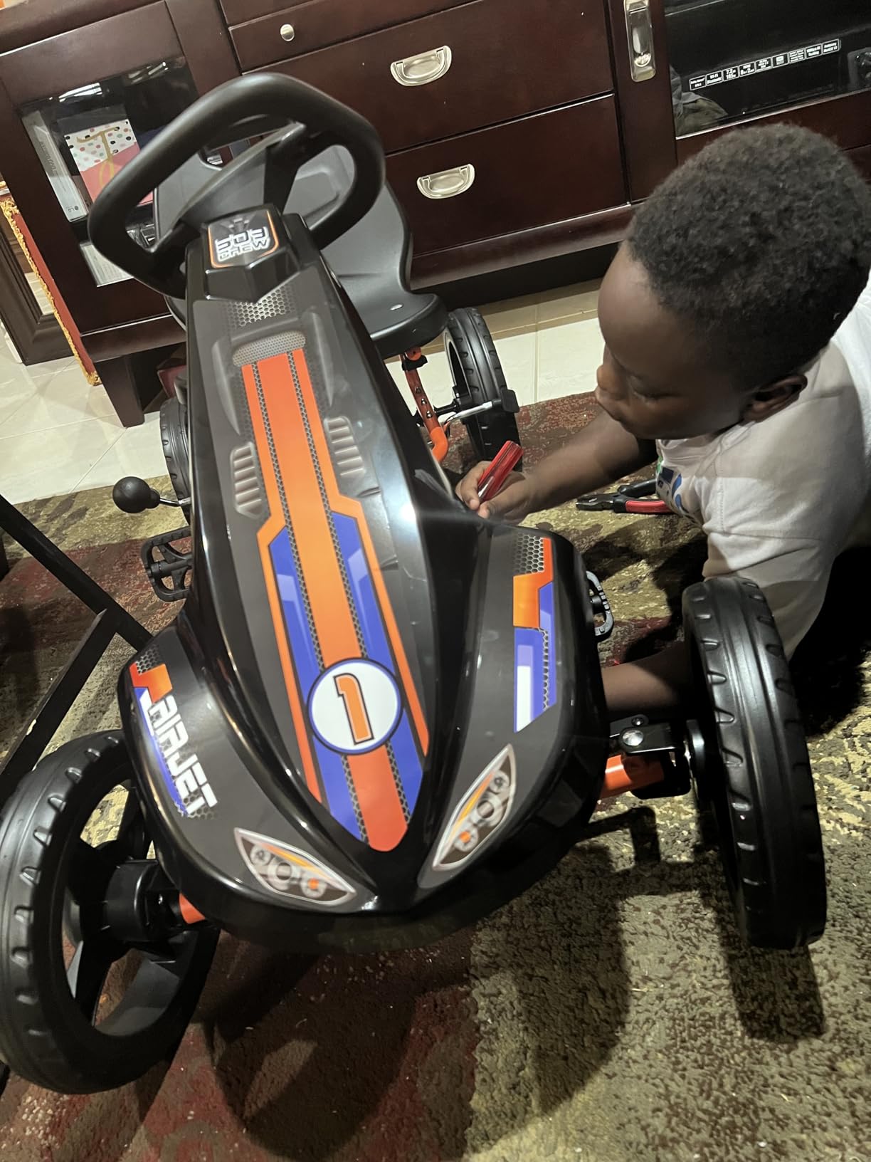 509 Air Jet Pedal Go Kart - Orange customer photo 1