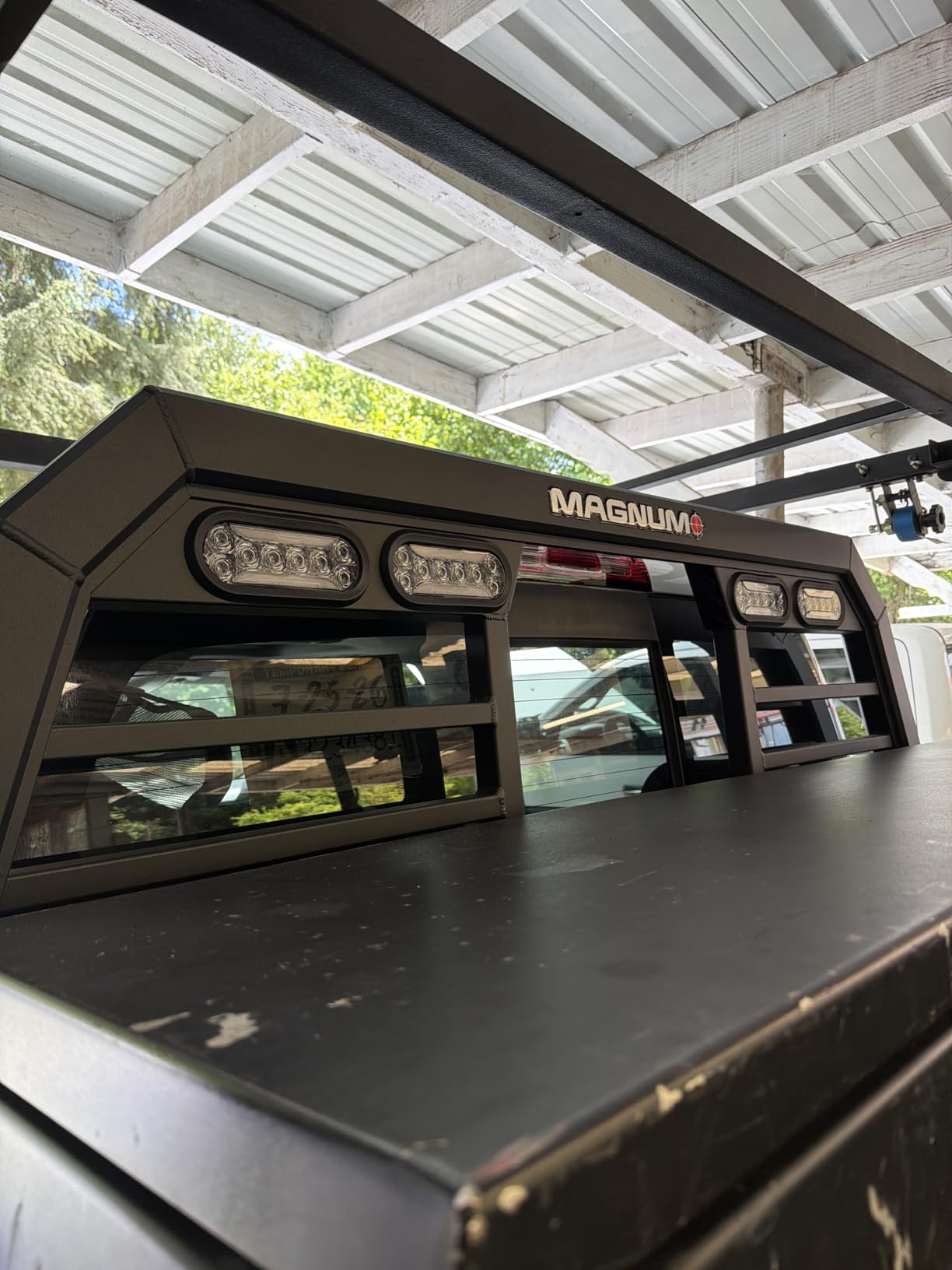 Magnum Low Pro Lighted Headache Rack with Window Cut Out | Fits 2009 to 2024 RAM 1500 Classic & 2009 to 2024 Ram 2500/3500 Heavy Duty | NO RAM Boxes | Easy Install customer photo 1