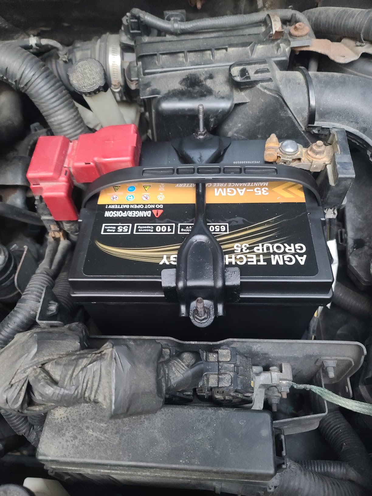 Weize Platinum AGM Battery BCI Group 48-12v 70ah H6 Size 48 Automotive Battery, 120RC, 760CCA customer photo 1