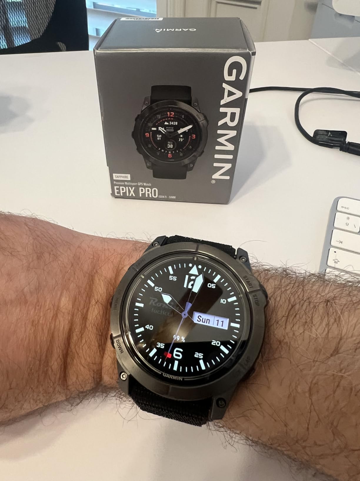 Garmin epix Pro (Gen 2) Sapphire, High Performance Smartwatch, 51mm, Black | Premium Multisport GPS Smartwatch customer photo 1