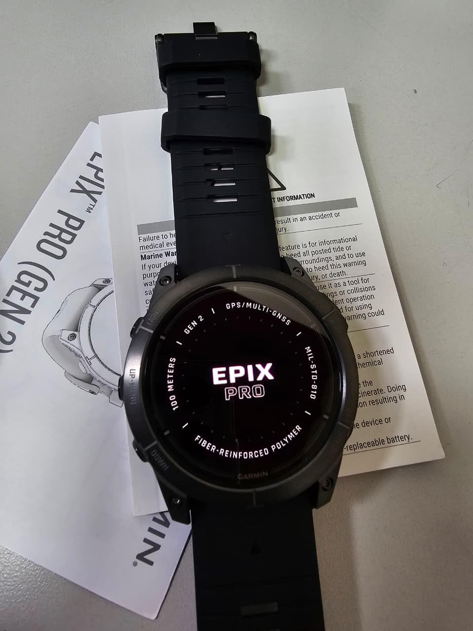 Garmin epix Pro (Gen 2) Sapphire, High Performance Smartwatch, 51mm, Black | Premium Multisport GPS Smartwatch customer photo 2
