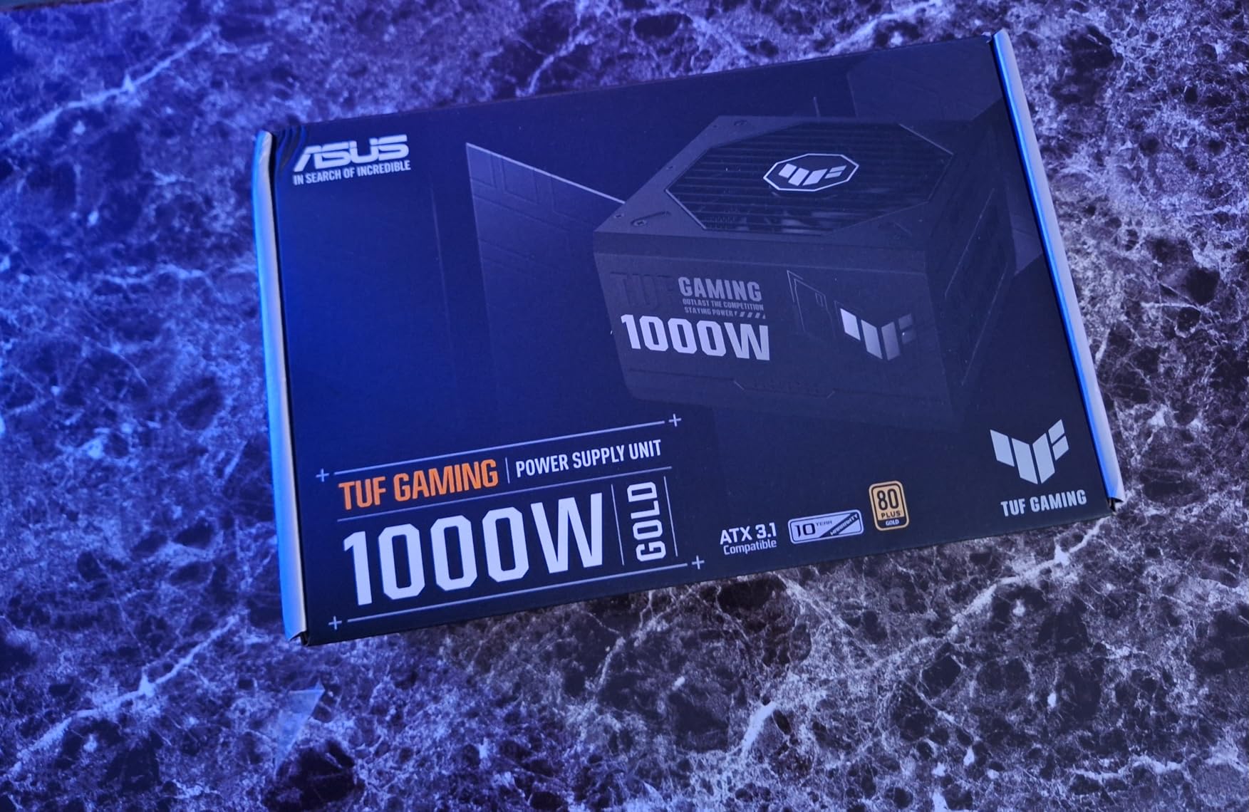 ASUS TUF Gaming 1000W Gold, ATX 3.0 Compatible Fully Modular Power Supply customer photo 2