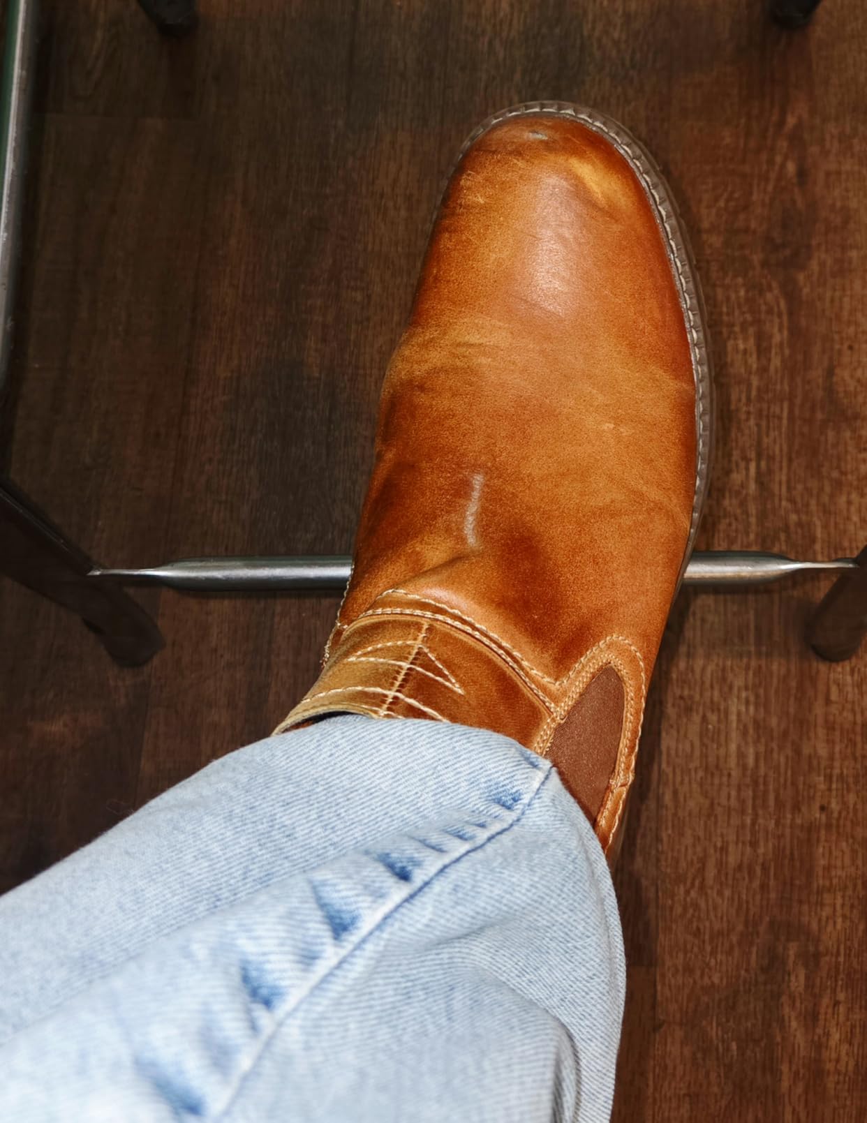 Men's Chelsea Boots Casual Slip On Ankle Boots with Memory Foam customer photo 2