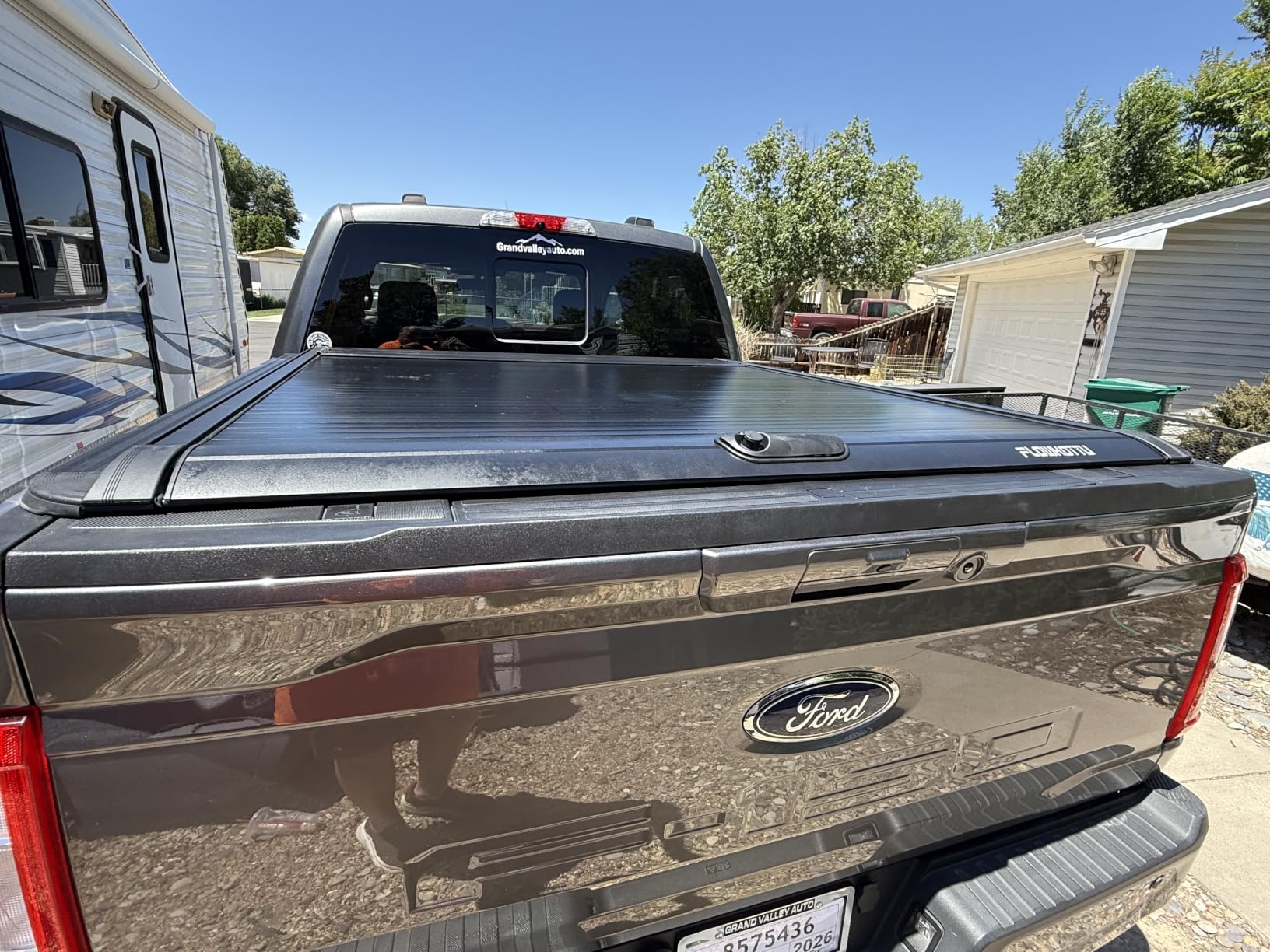 Retractable Tonneau Cover Fit Ford F-150 2015-2026 Truck Bed 5.5 | Lockable Waterproof Aluminum Auto-Recoil lightning raptor r lobo xl stx xlt lariat king ranch platinum limited tremor customer photo 1