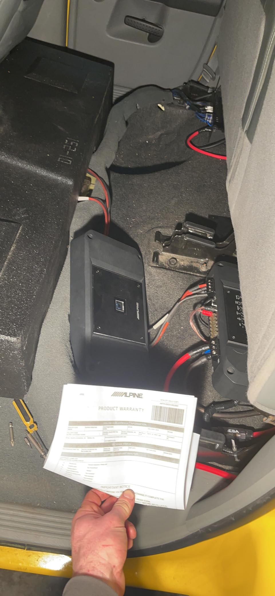Alpine R2-A150M R-Series Mono Subwoofer Amplifier - 1500W at 1-Ohm, Hi-Res Certified customer photo 2