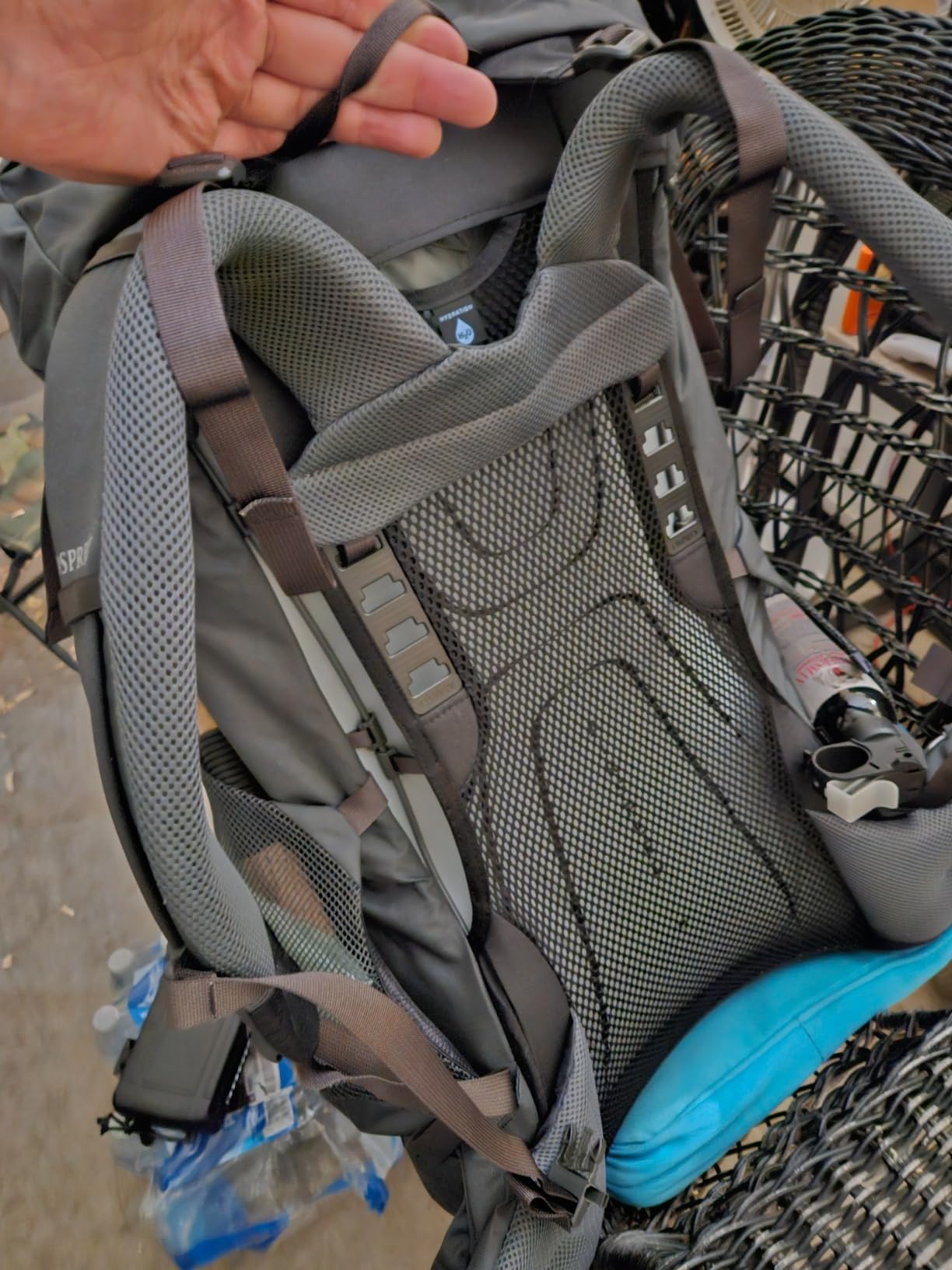 Osprey Rook 65L Men's Backpacking Backpack, Histosol Brown/Rhino Grey customer photo 2