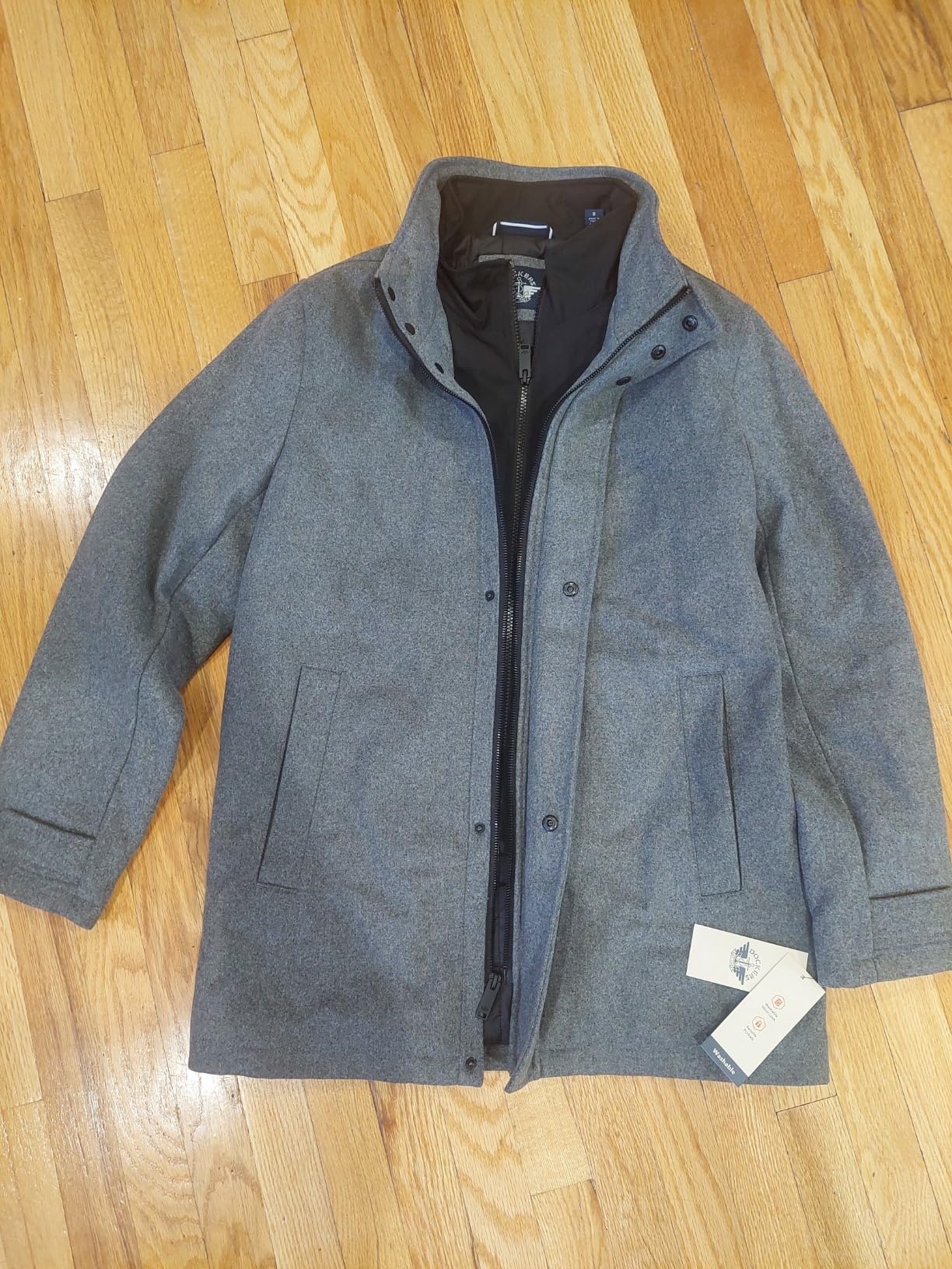 Men's Wool Melton Two Pocket Full Length Duffle Coat customer photo 1