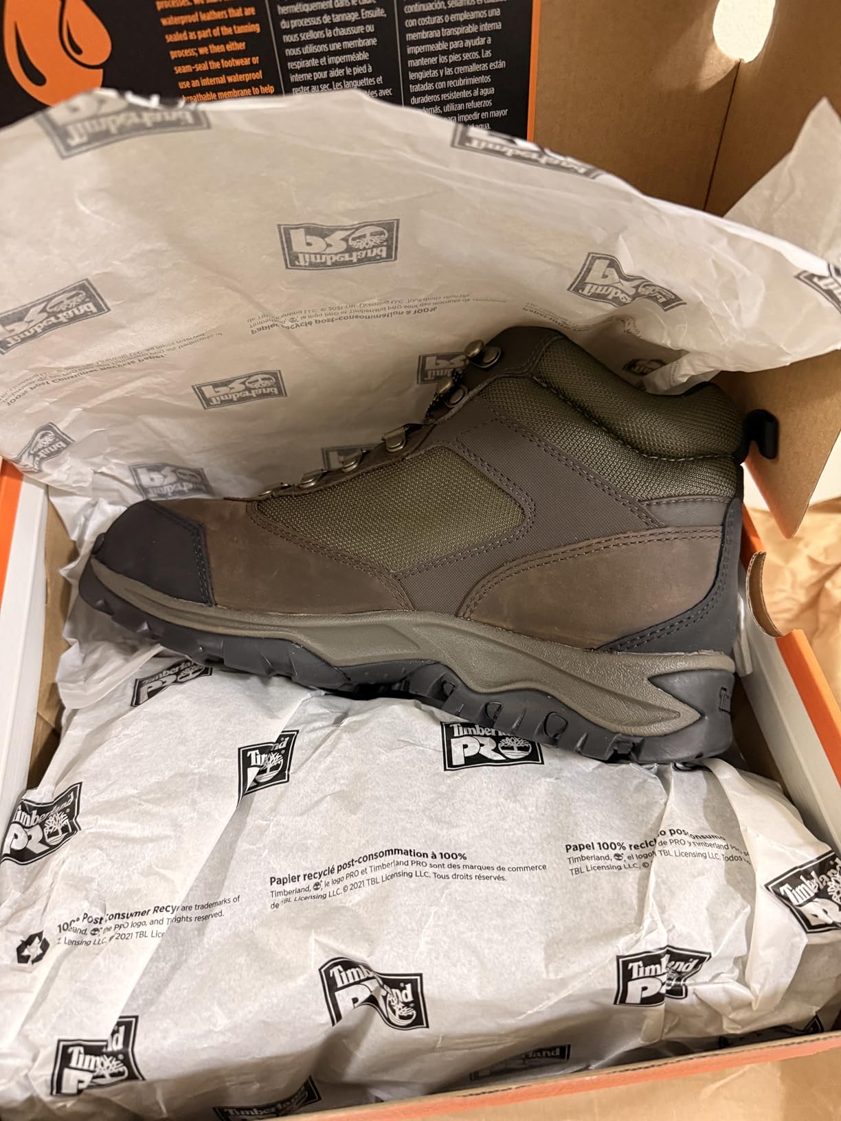 Timberland PRO mens Keele Ridge Steel Safety Toe Waterproof Industrial Hiking Boot customer photo 2
