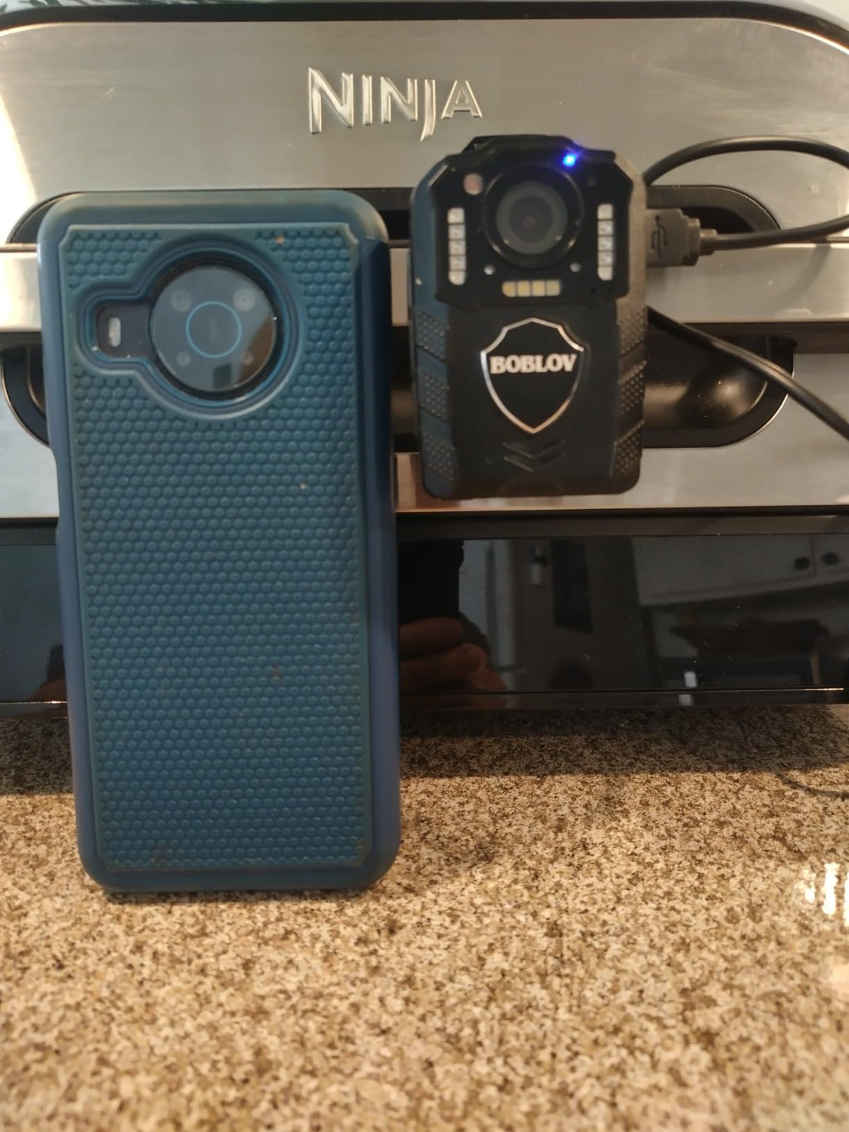 BOBLOV KJ25 1080P Body Camera, 10-13H Battery Night Vision 64G Body Cam, 3000mAh Battery for Law Enforcement, Security and Patrol customer photo 1