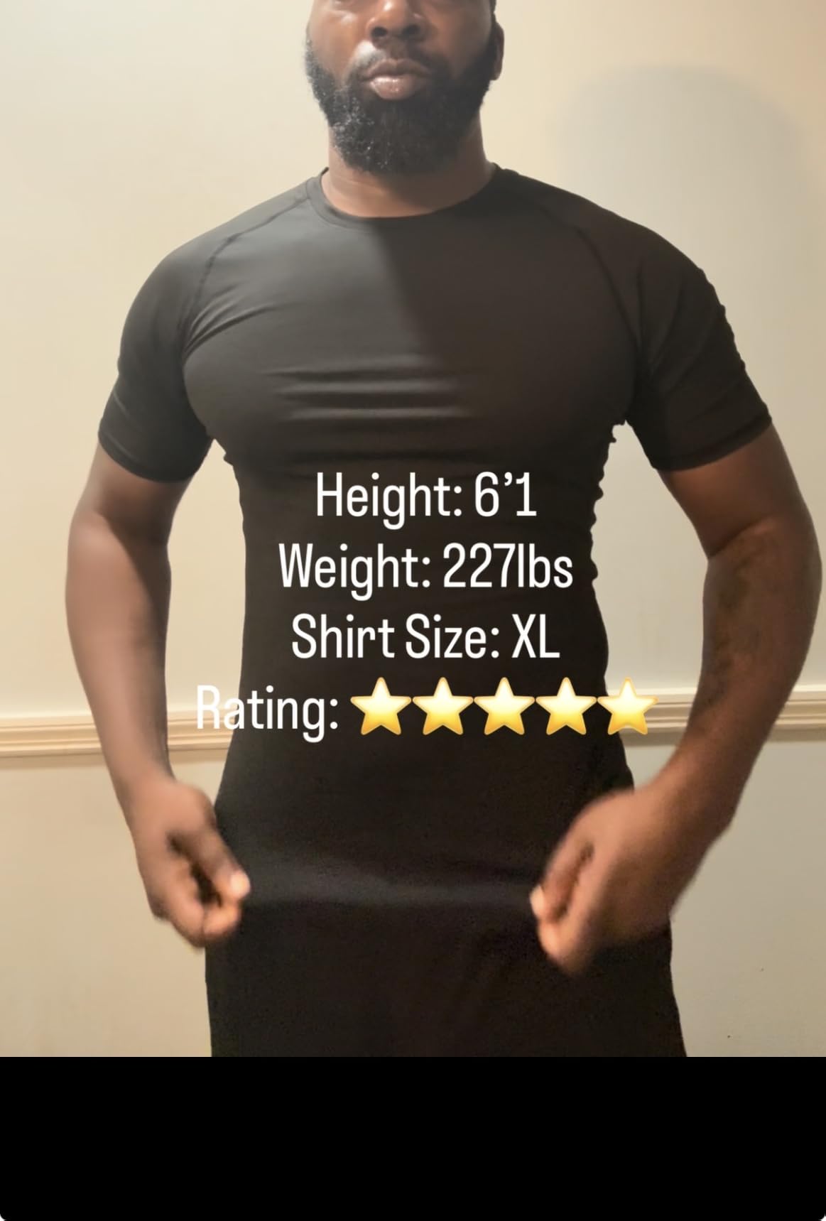 Dalavch 4/5 Pack Men's Compression Workout Short Sleeve/Sleeveless Shirts customer photo 1