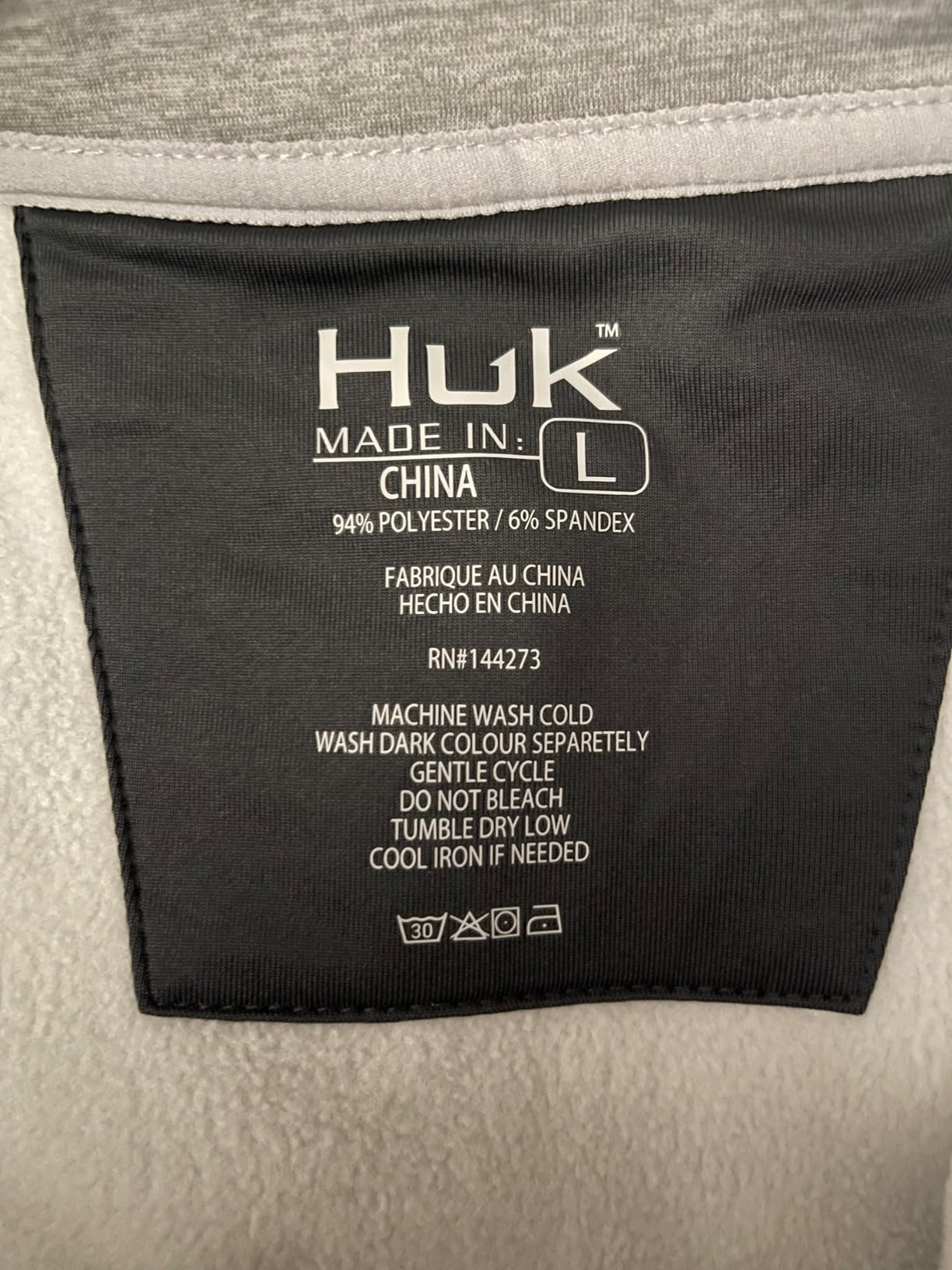 HUK Men's Coldfront+ 1/4 Zip, Performance Fishing Jacket customer photo 2