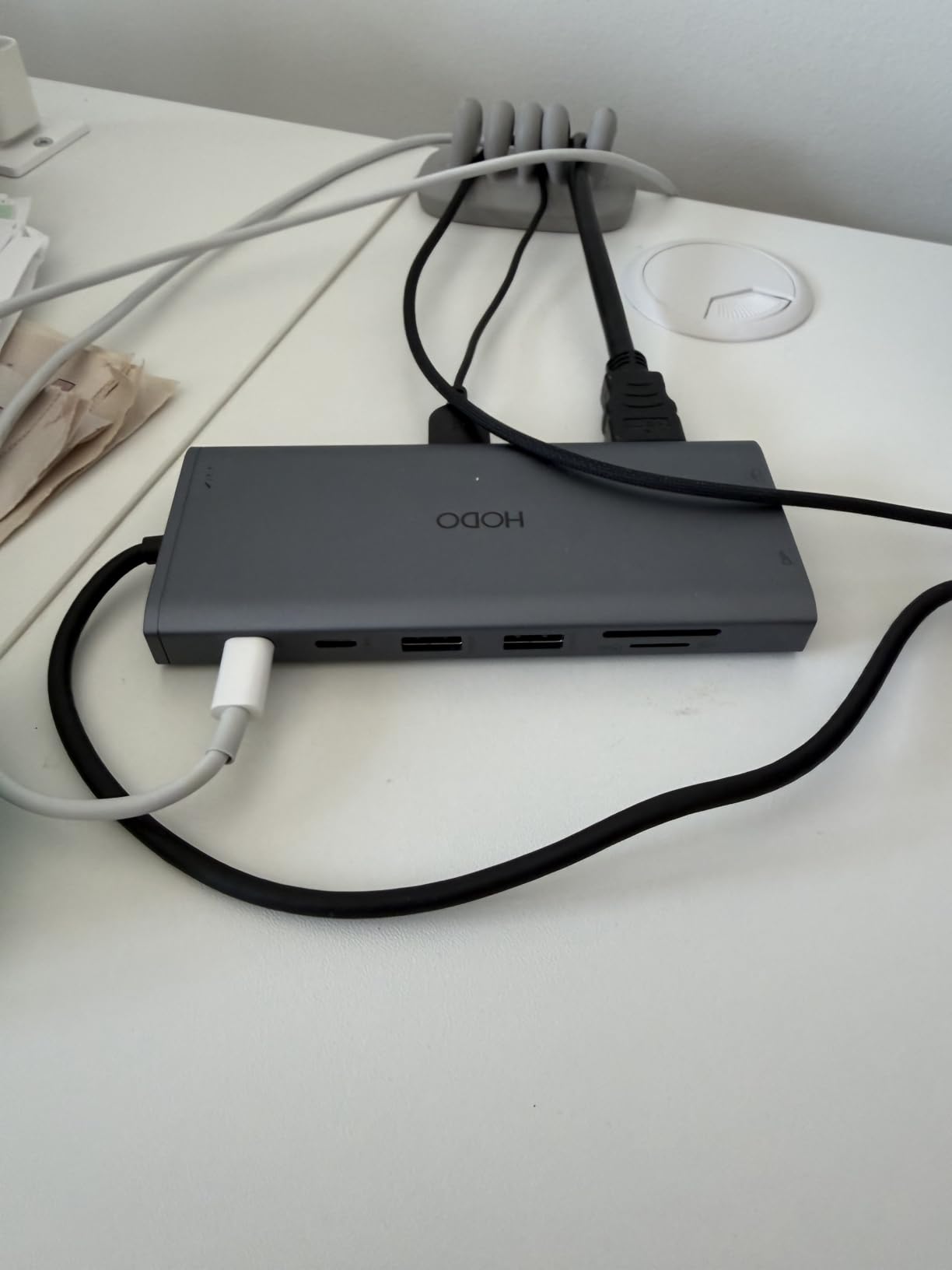 USB C Docking Station Dual Monitor for HP, Laptop Docking Station 3 Monitors | USB C Hub Quad Display USB C Adapter to 4K HDMI+DP+VGA,3USB 2.0,PD,USB C Dock Dongle 8 in 1 Computer Docking Station for Dell customer photo 1
