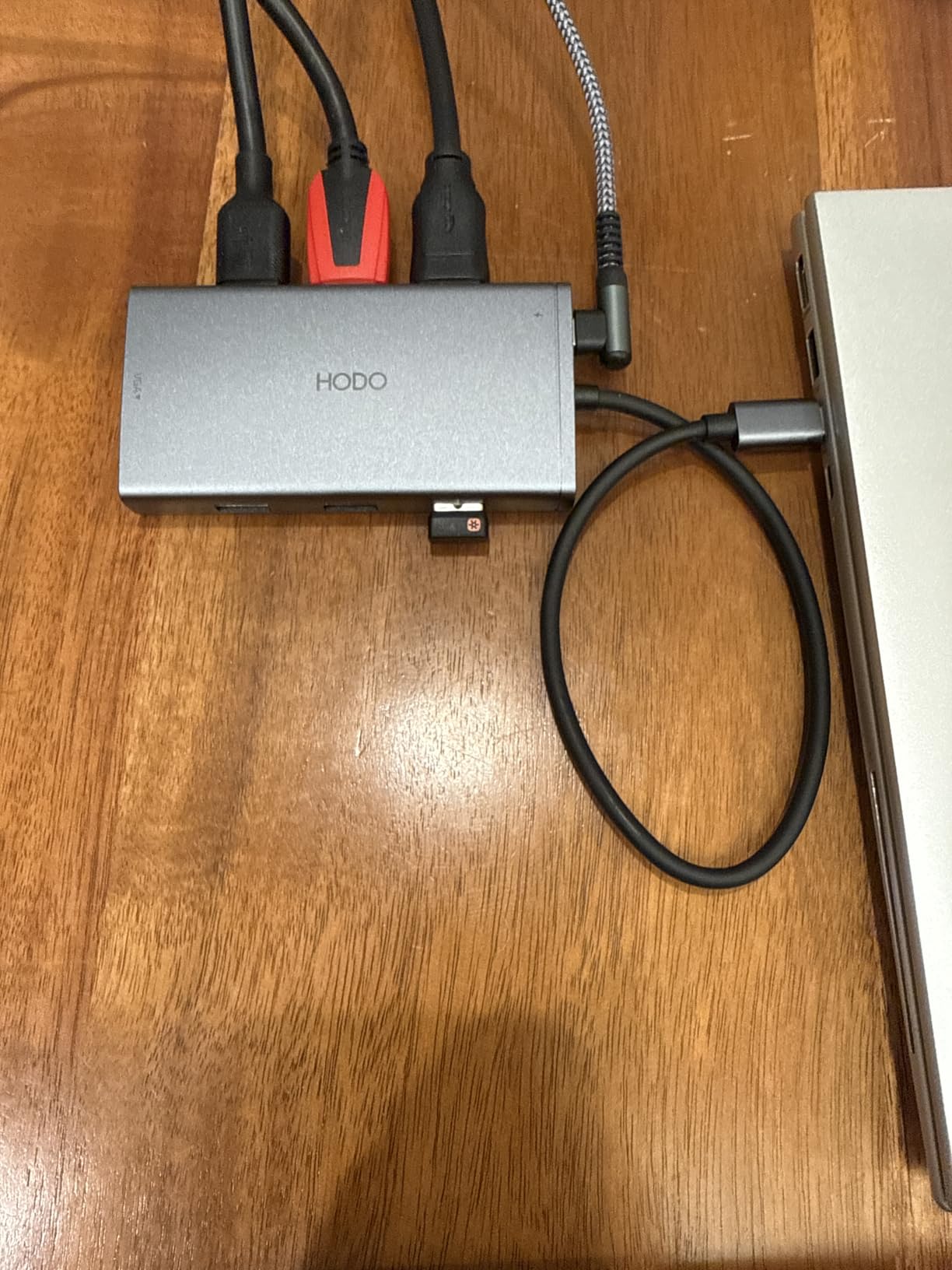 USB C Docking Station Dual Monitor for HP, Laptop Docking Station 3 Monitors | USB C Hub Quad Display USB C Adapter to 4K HDMI+DP+VGA,3USB 2.0,PD,USB C Dock Dongle 8 in 1 Computer Docking Station for Dell customer photo 2