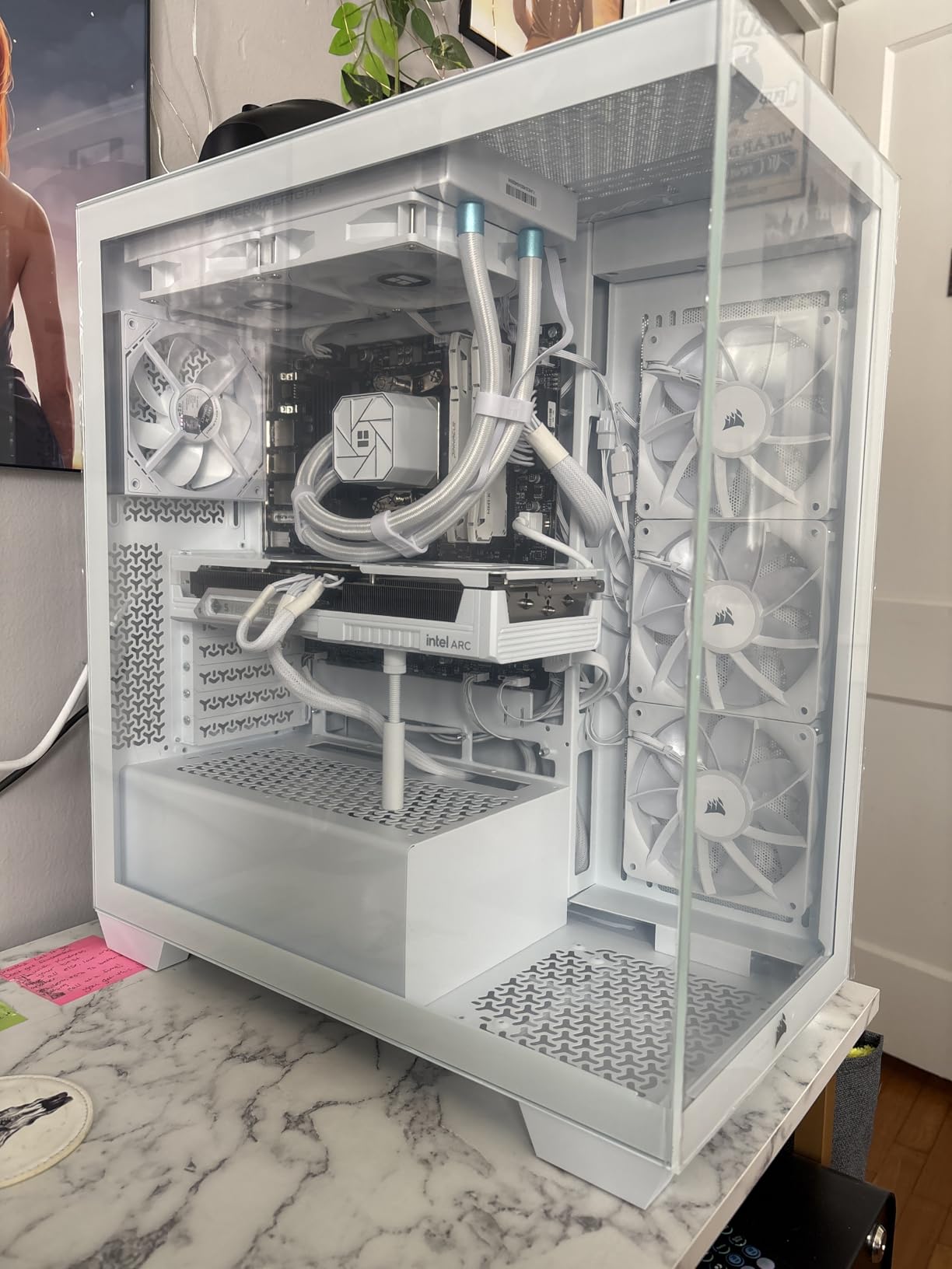 CORSAIR iCUE Link 3500X RGB Mid-Tower ATX PC Case - Panoramic Tempered Glass - Reverse Connection Motherboard Compatible - 3X CORSAIR iCUE Link RX120 RGB Fans Included customer photo 2