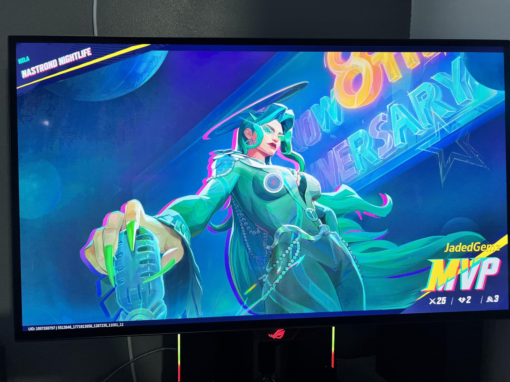 ASUS ROG XG27AQDMG 27 Inch 1440p 240Hz Glossy OLED Gaming Monitor | Custom Heatsink, Anti-Flicker, Uniform Brightness, 0.03ms, G-SYNC Compatible, 99% DCI-P3, DisplayWidget, 3yr warranty customer photo 2