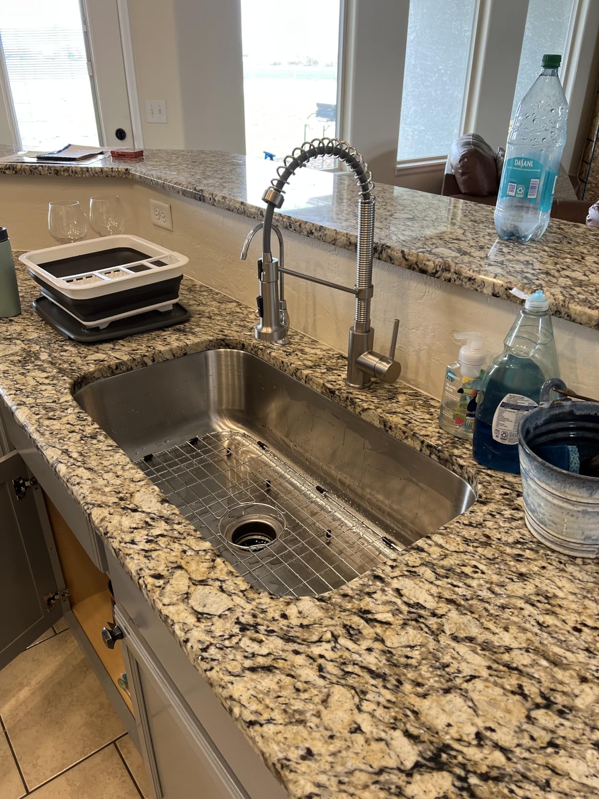 KRAUS Premier 32 3/8 inch Undermount Single Bowl 18-Gauge Stainless Steel Kitchen Sink with Bottom Grid and Strainer, KBU44 customer photo 2