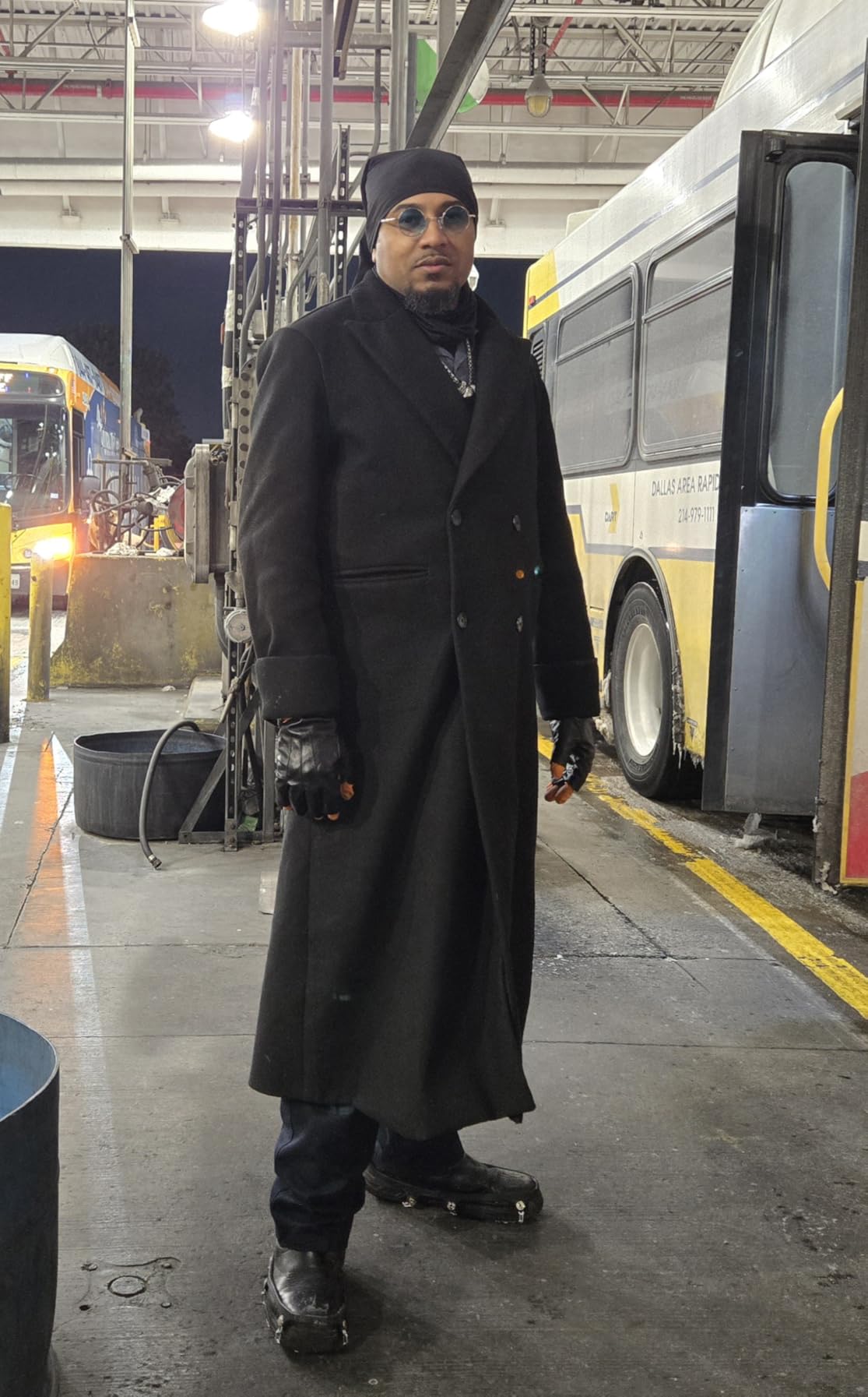 Runcati Mens Full Length Long Trench Coat Double Breasted Classic Overcoat | Notched Lapel, Long Jacket, Winter Overcoat, winter outerwear customer photo 1