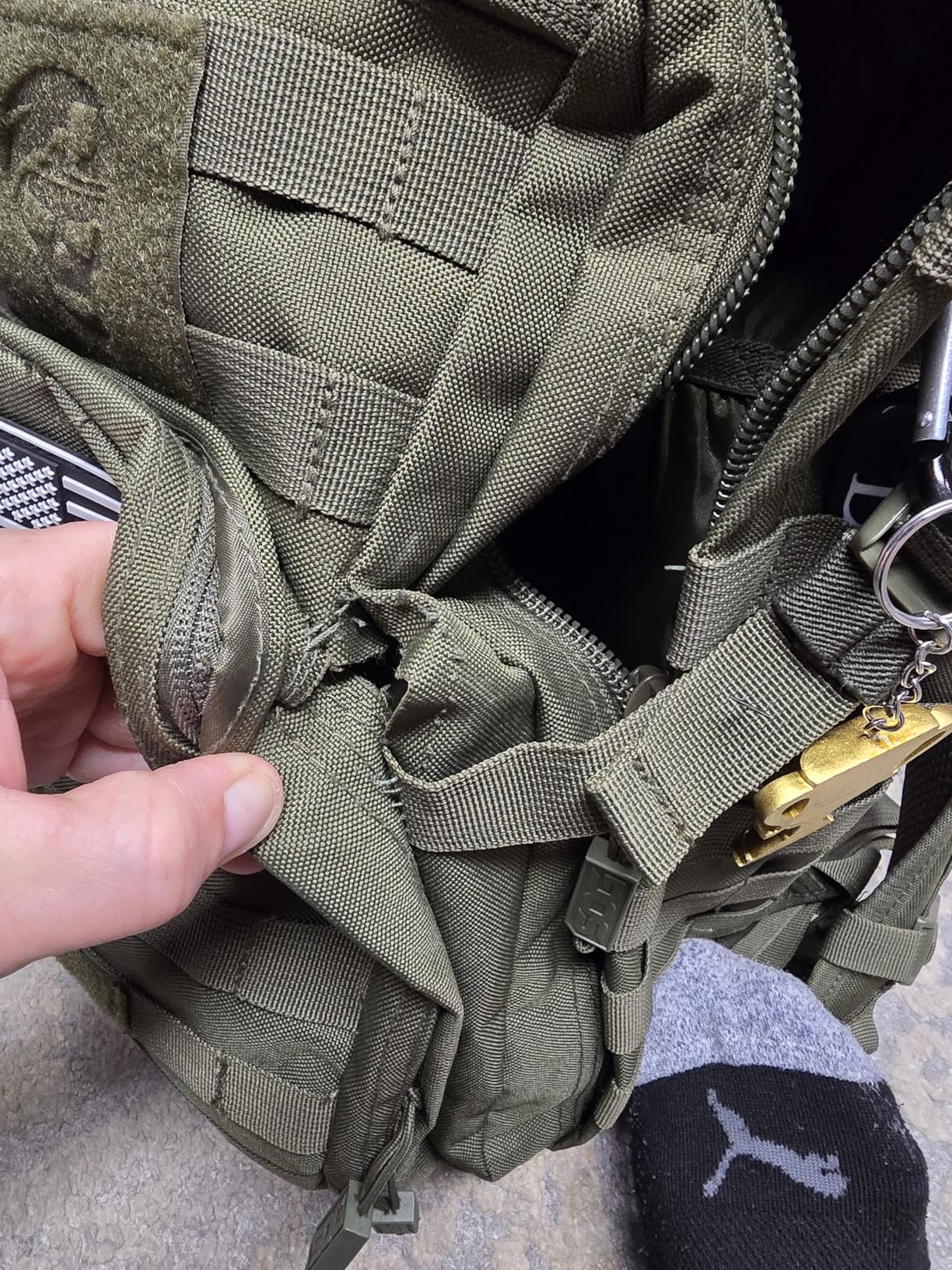 SOG Specialty Knives & Tools Ninja Tactical Daypack Backpack, Black, Expanded 32L customer photo 2