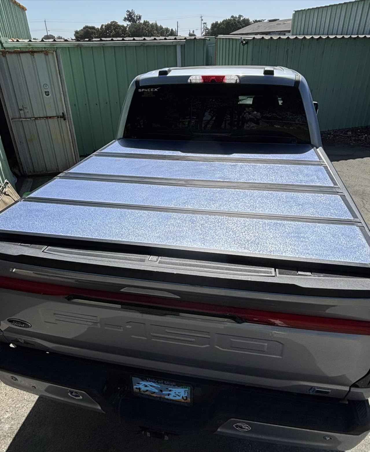 MOSTPLUS 5.5FT Quad Fold Hard Truck Bed Tonneau Cover Compatible with Ford F150 2015-2025 2026 Ford F-150 Bed On Top 4 Fold Aluminum Bed (67Inch) customer photo 2