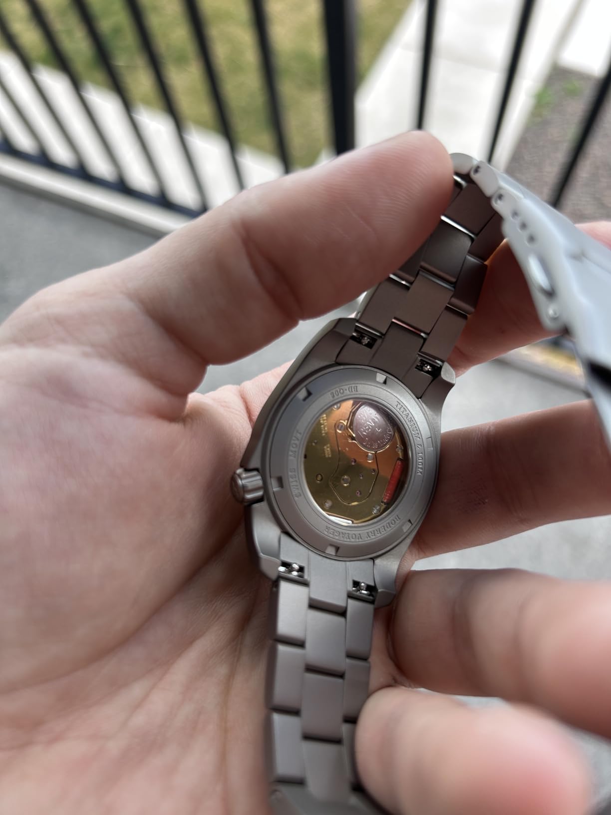 38mm Men's Watch Titanium Field Watch - Swiss Quartz Movement, Military Watch Day Date Function 100M Water Resistance - Voyager customer photo 2