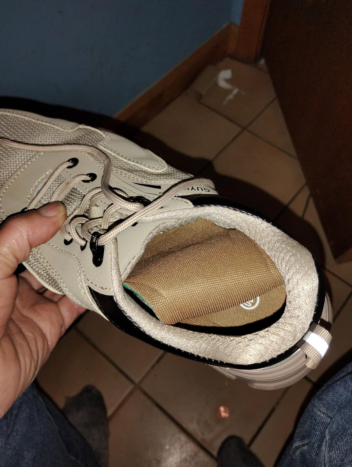 Steel Toe Shoes for Men Puncture Resistant Mens Safety Work Shoes customer photo 1