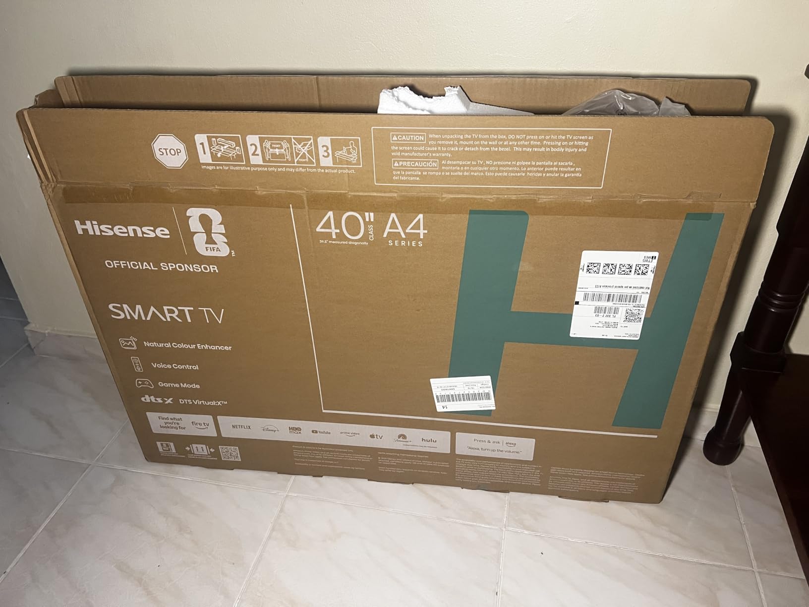 Hisense 40-Inch Class A4 Series FHD 1080p Smart Fire TV (40A4NF) - DTS Virtual: X, Alexa Built in customer photo 1