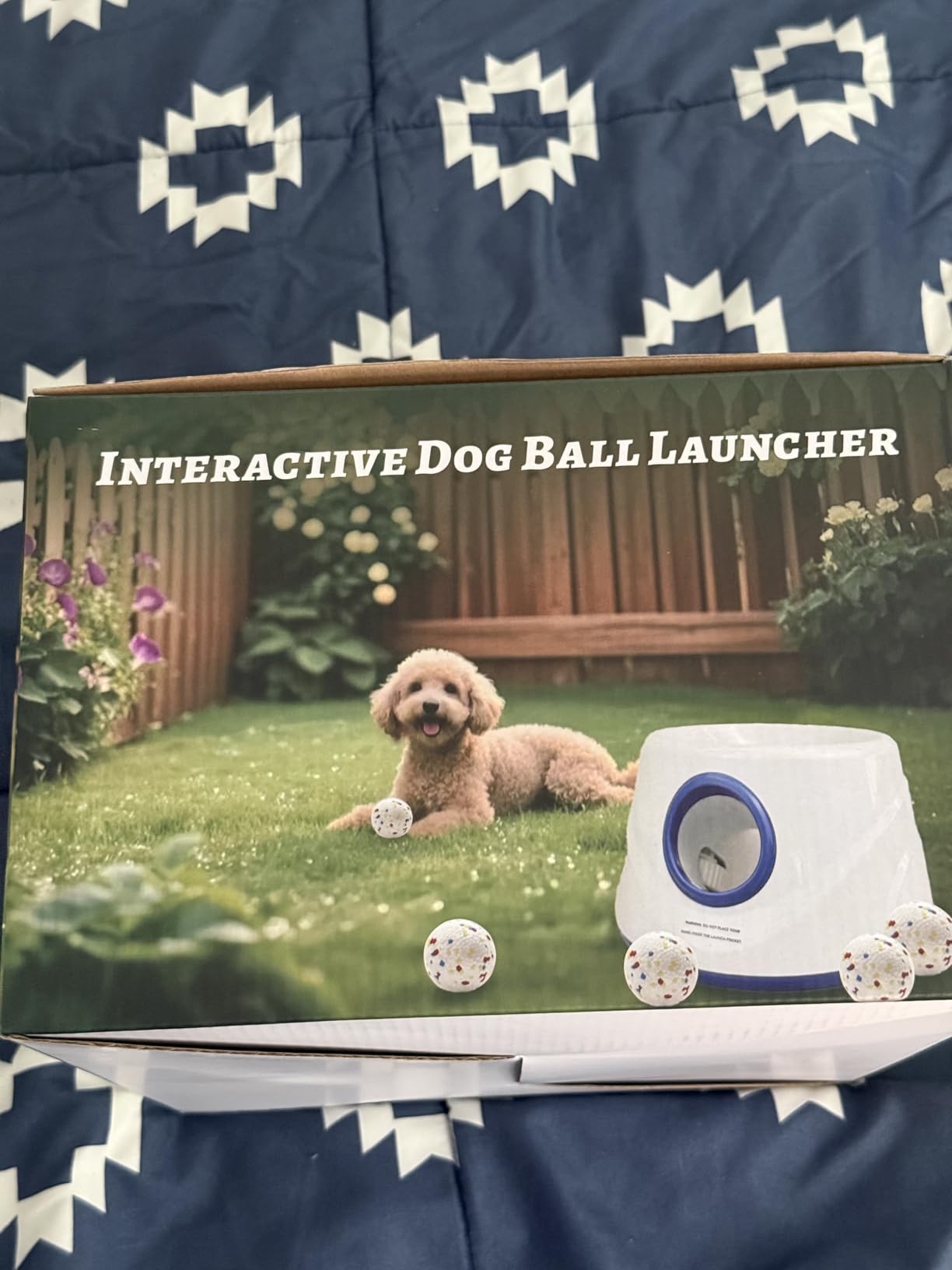 Automatic Dog Ball Launcher-Interactive Dogs Balls Thrower for Small Dogs | Distance Settings, Indoor Outdoor Mental Stimulating Dog Toy, with 3 2.3