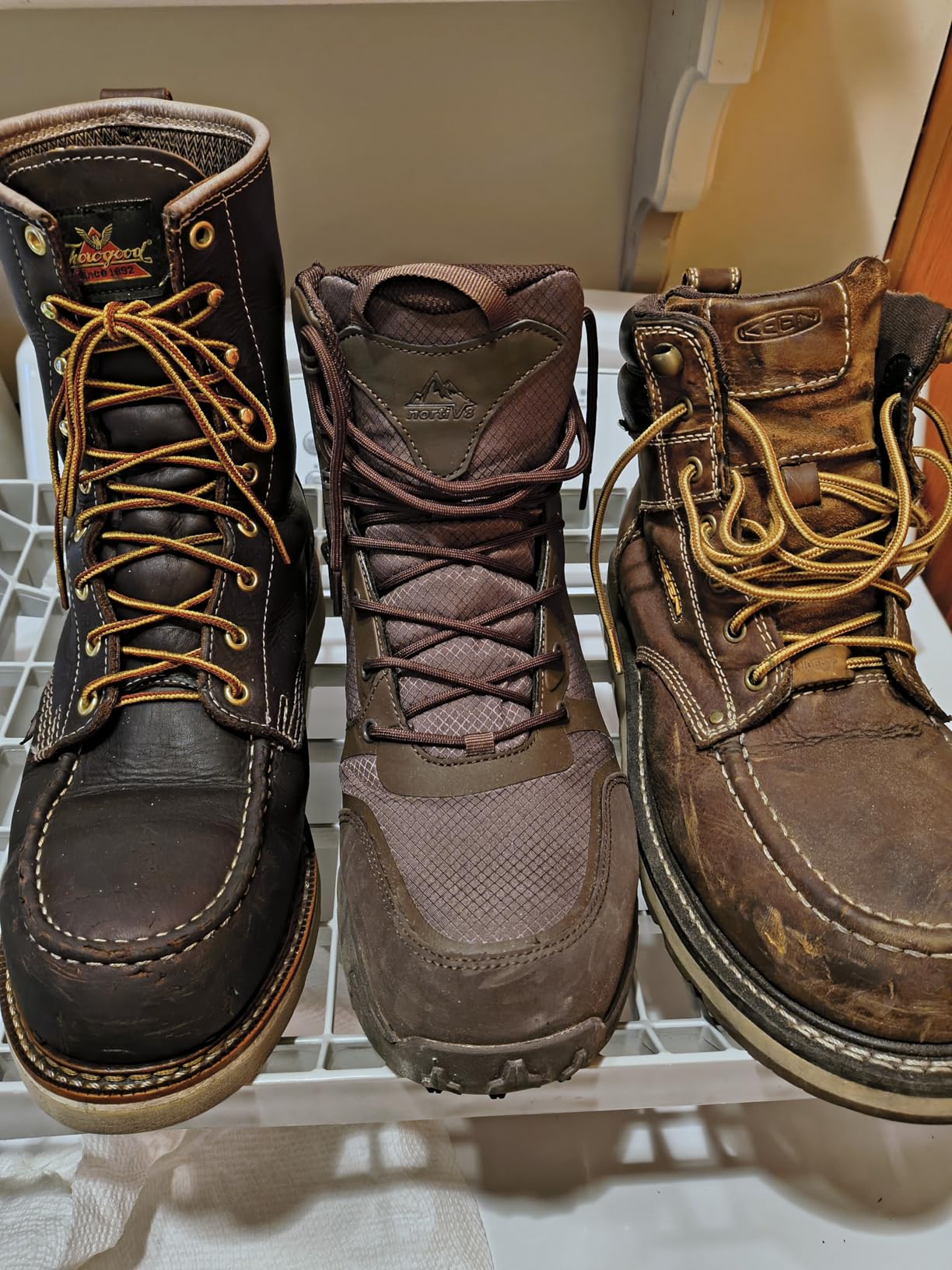NORTIV 8 Men's Composite Toe Work Boots Lightweight | ASTM F2412-24 & ASTM F2913-24 Safety Boots with Side Zipper for Construction & Warehouse, Metrostrike-Nano customer photo 1