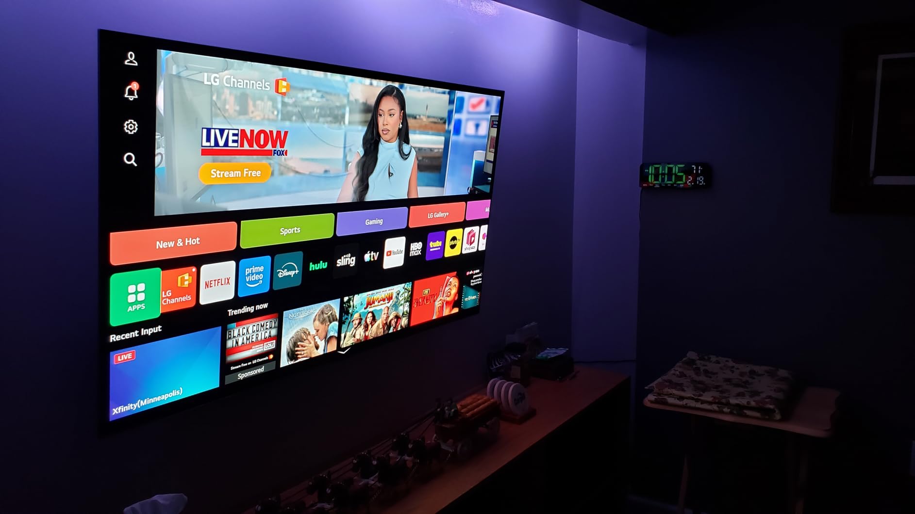 LG 55-Inch Class OLED evo AI Super Upscaling 4K C5 Series Smart TV w/Dolby Atmos, Dolby Vision, HDR10, Filmmaker Mode, Wow Orchestra, Alexa Built-in (OLED55C5PUA, 2025) customer photo 2