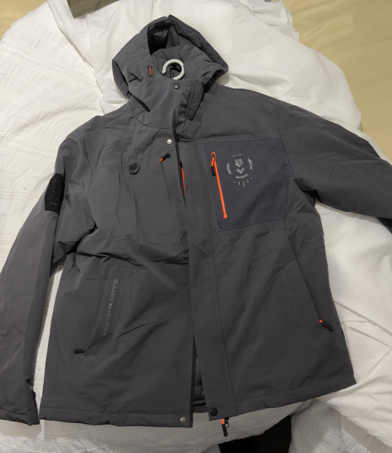Men's Winter Jacket Waterproof Ski Snow Coat Windproof Snowboard Hooded Raincoats with Warm Graphene lining customer photo 1