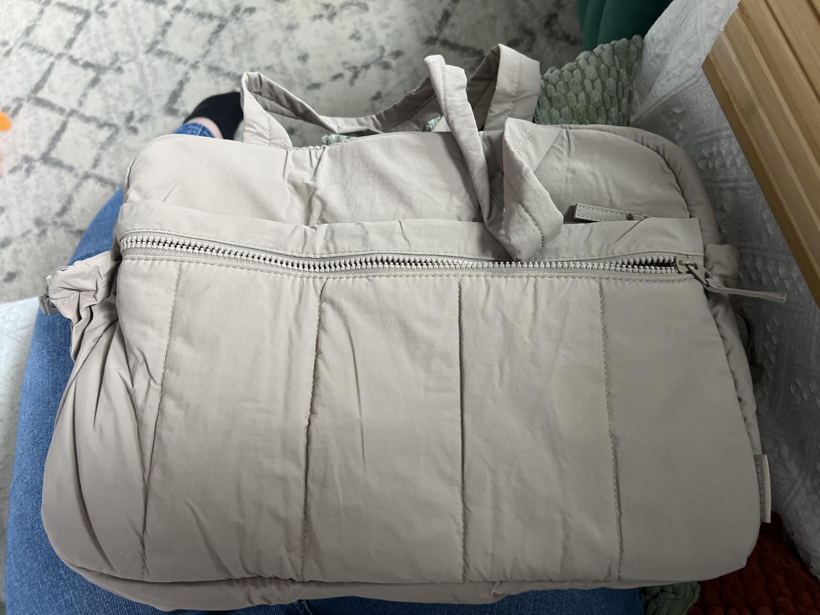 BAGSMART Duffle Bag for Travel, Gym Bag for Women, Weekender Carry on | PVC Wet Pocket, Airline Approved Personal Carry-on Size, Fits Under-seat, One Bag for Gym, Travel, Hospital, Overnight customer photo 2