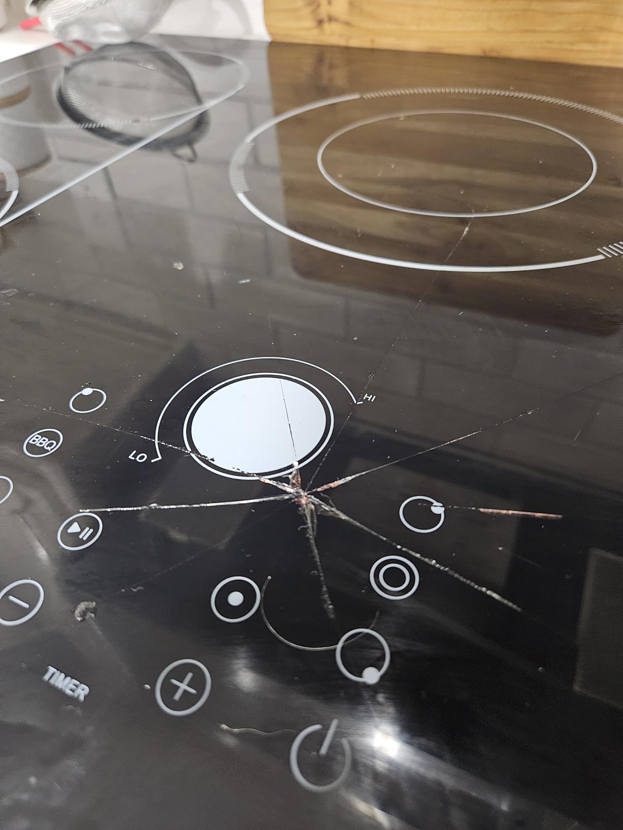 Electric Cooktop 30 Inch, 5 Burner Stove Top Burner 8600W, Magnetic Knob, Built in 30 Inch Electric Cooktop, Expandable Burners & BBQ, Timer, Safety Lock, 220V-240V Hard Wire (No Plug) customer photo 2