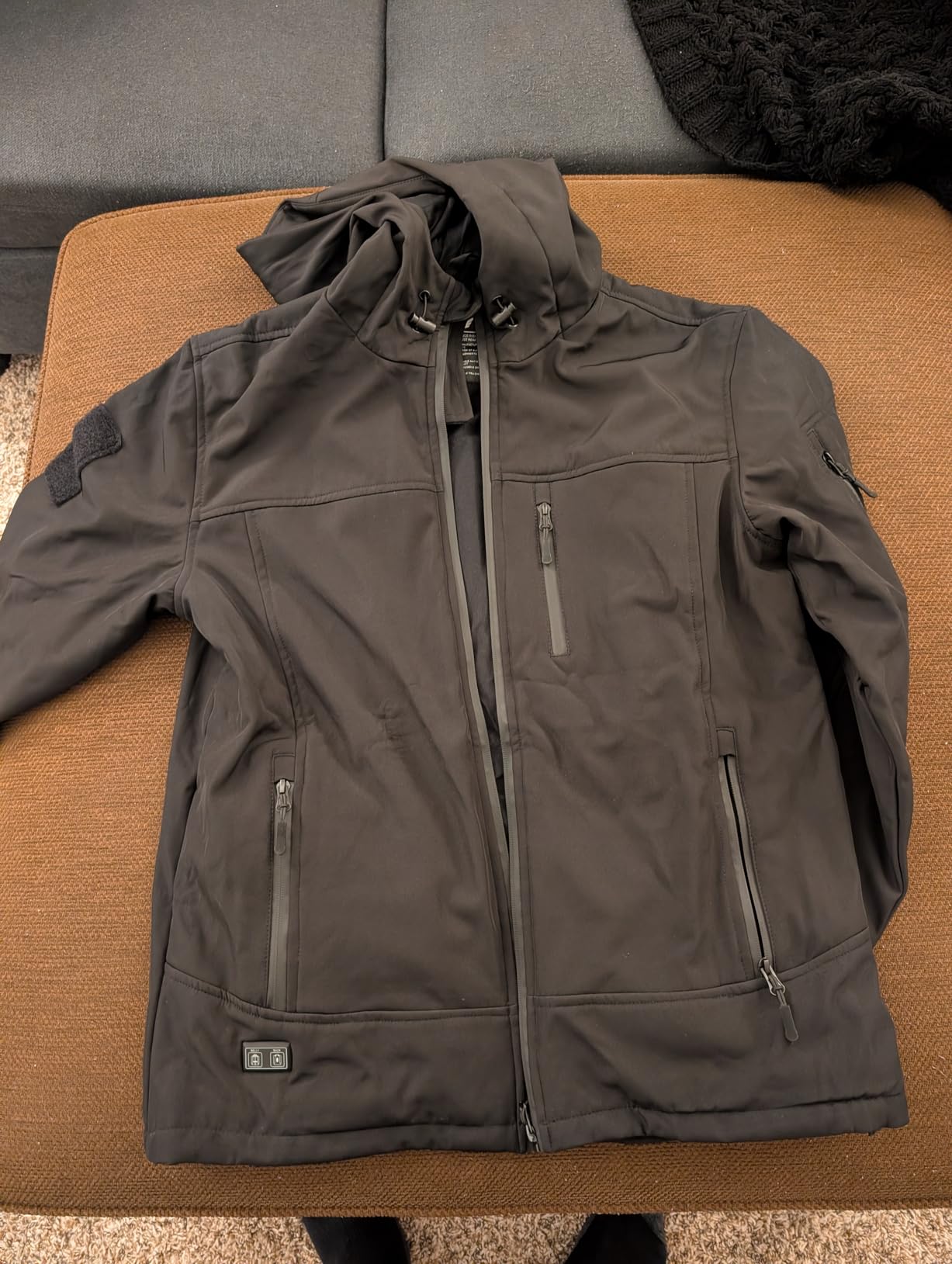 Heated Jackets for Men with Rechargeable Pack, Mens Waterproof Windproof Soft Shell Heating Jackets Coat customer photo 2