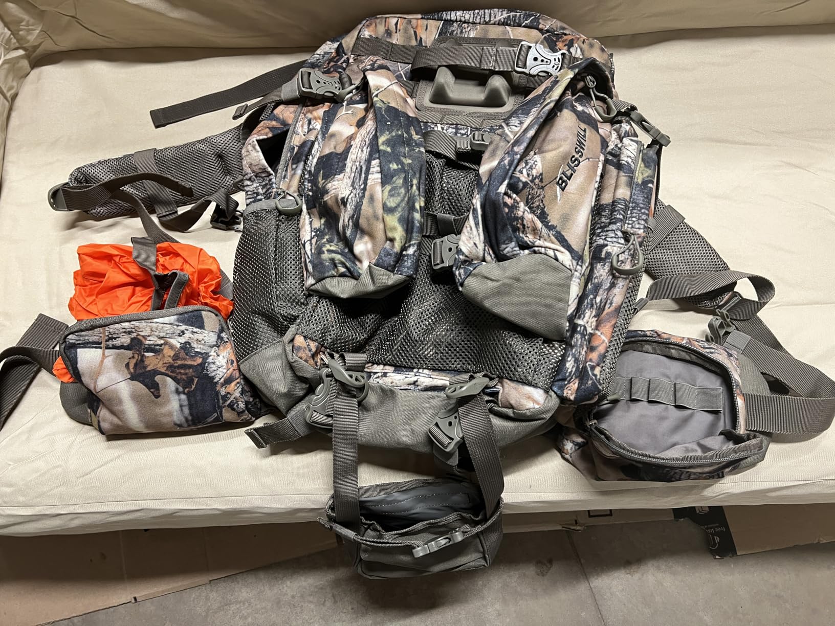 BLISSWILL Upgraded Hunting Backpack For men for Deer and Elk Hunting bag | Shooting Rest,Silent Fabric,Padded Weapon Compartment for Bow Rifle,Rain Cover,Waterproof ,Versatile and roomy,Hunting gifts customer photo 1