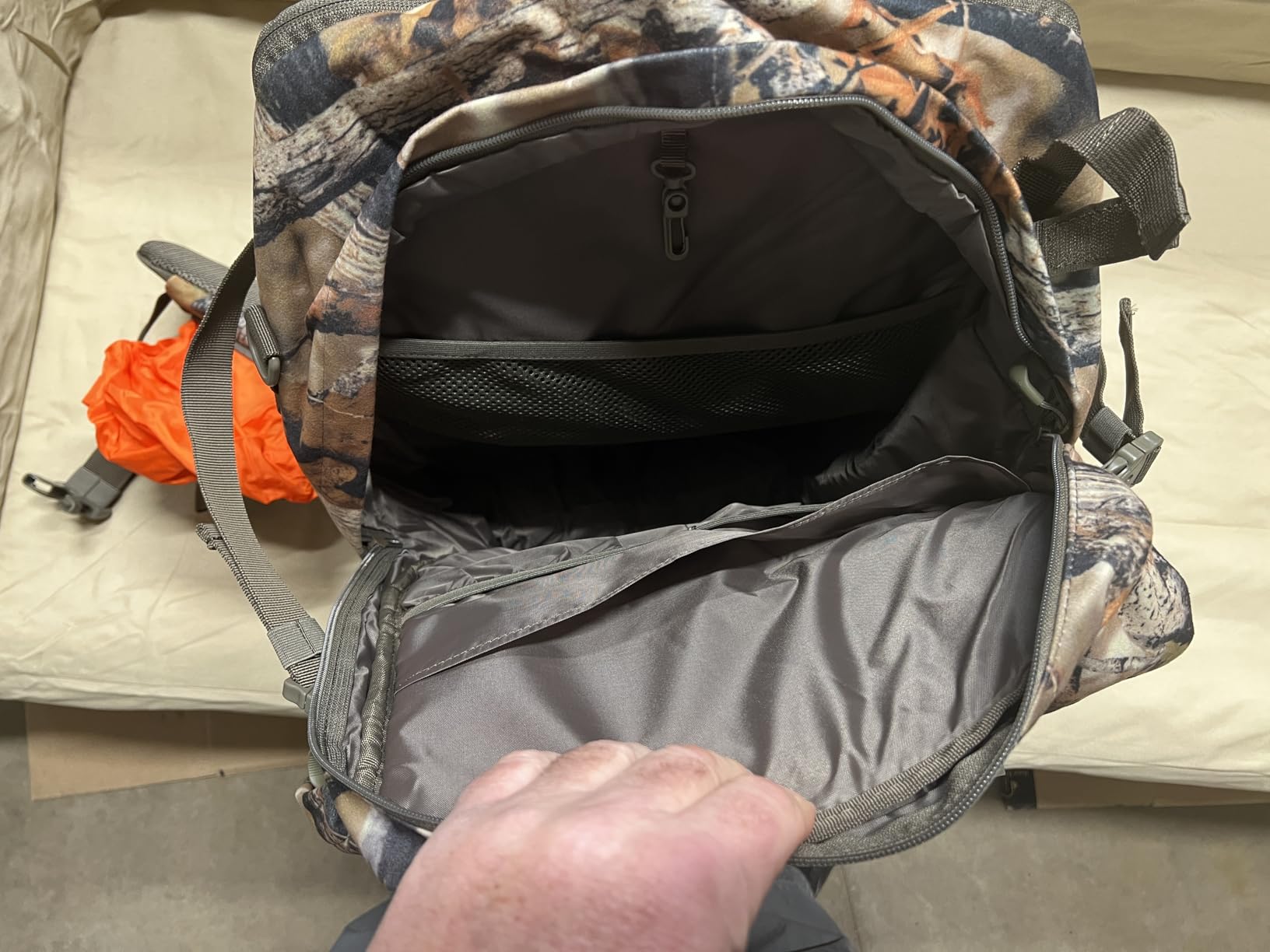 BLISSWILL Upgraded Hunting Backpack For men for Deer and Elk Hunting bag | Shooting Rest,Silent Fabric,Padded Weapon Compartment for Bow Rifle,Rain Cover,Waterproof ,Versatile and roomy,Hunting gifts customer photo 2