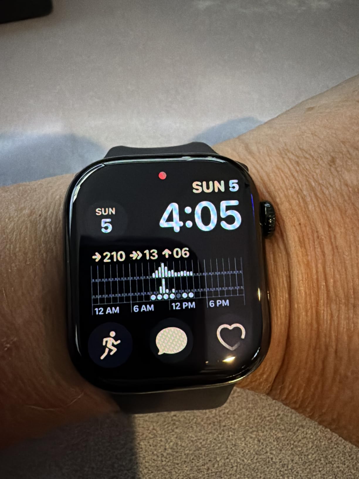 Apple Watch Series 11 [GPS 46mm] Smartwatch with Jet Black Aluminum Case with Black Sport Band - M/L. Sleep Score, Fitness Tracker, Health Monitoring, Always-On Display, Water Resistant customer photo 1