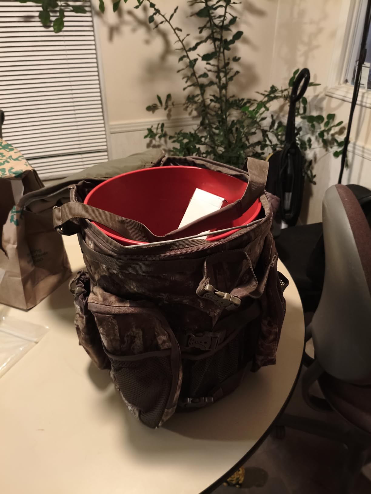 BLISSWILL Hunting Bucket Backpack with Seat Suitable for 5-gallon fishing | Dove Hunting Gear Hunting Accessories,Daypack for Rifle Bow Gun,hunting fishing gifts for men(Not including Bucket and Lid) customer photo 1