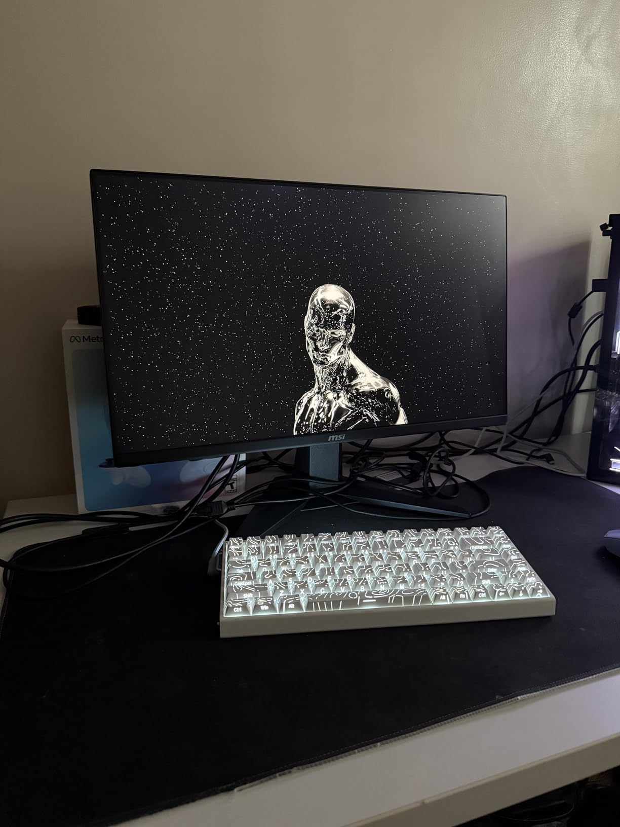 MSI MAG 245F X24 24-inch 1920 x 1080 (FHD) Gaming Monitor, 240Hz, AMD FreeSync Premium, HDR Ready, 0.5ms customer photo 2