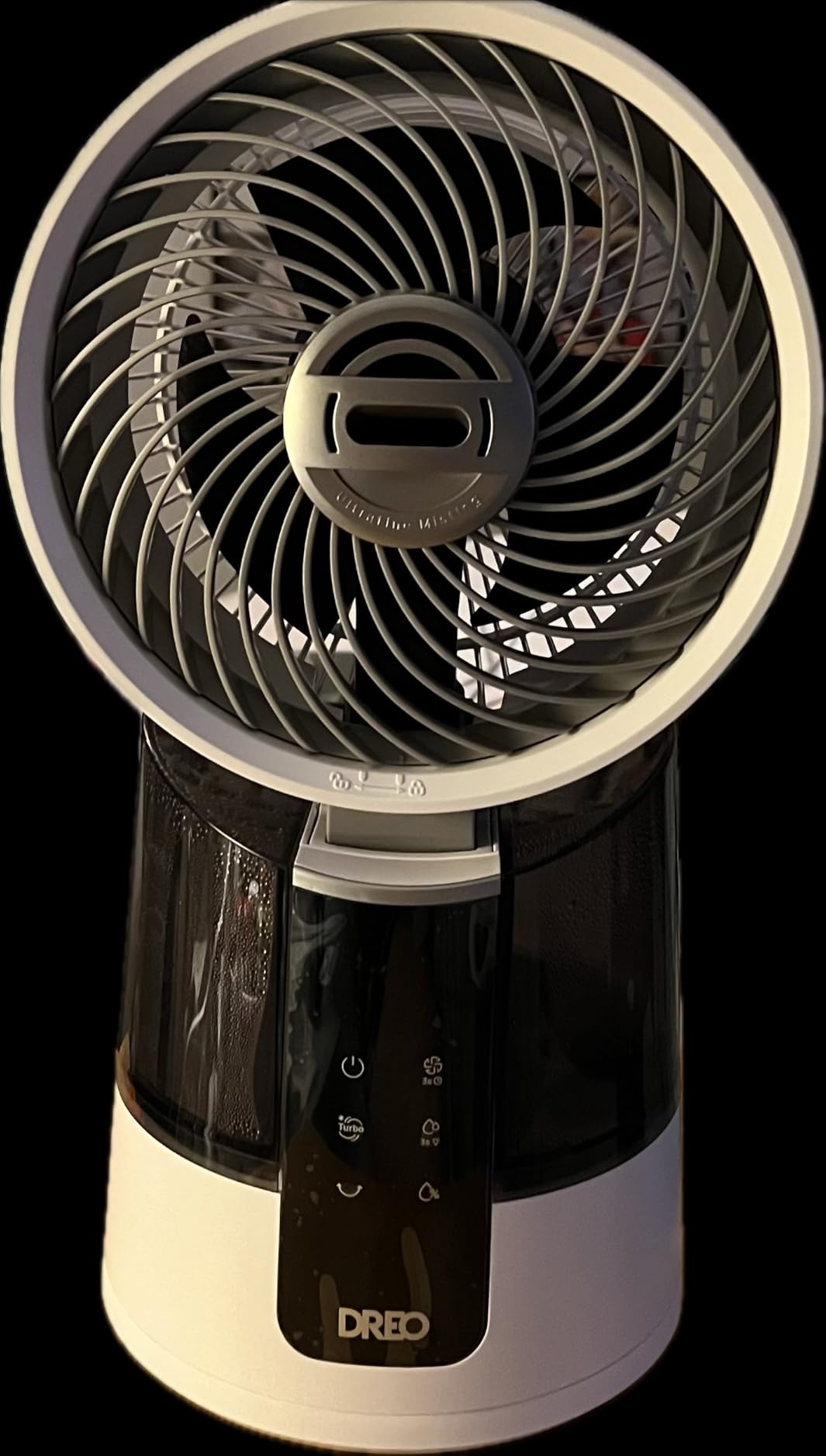 DREO TurboCool Misting Fan 516, Evaporative Air Cooler with 150°+30° Oscillating, 26 ft/s Wind, Ultrafine Mist, 20dB, 6 Speeds 2 Modes customer photo 1